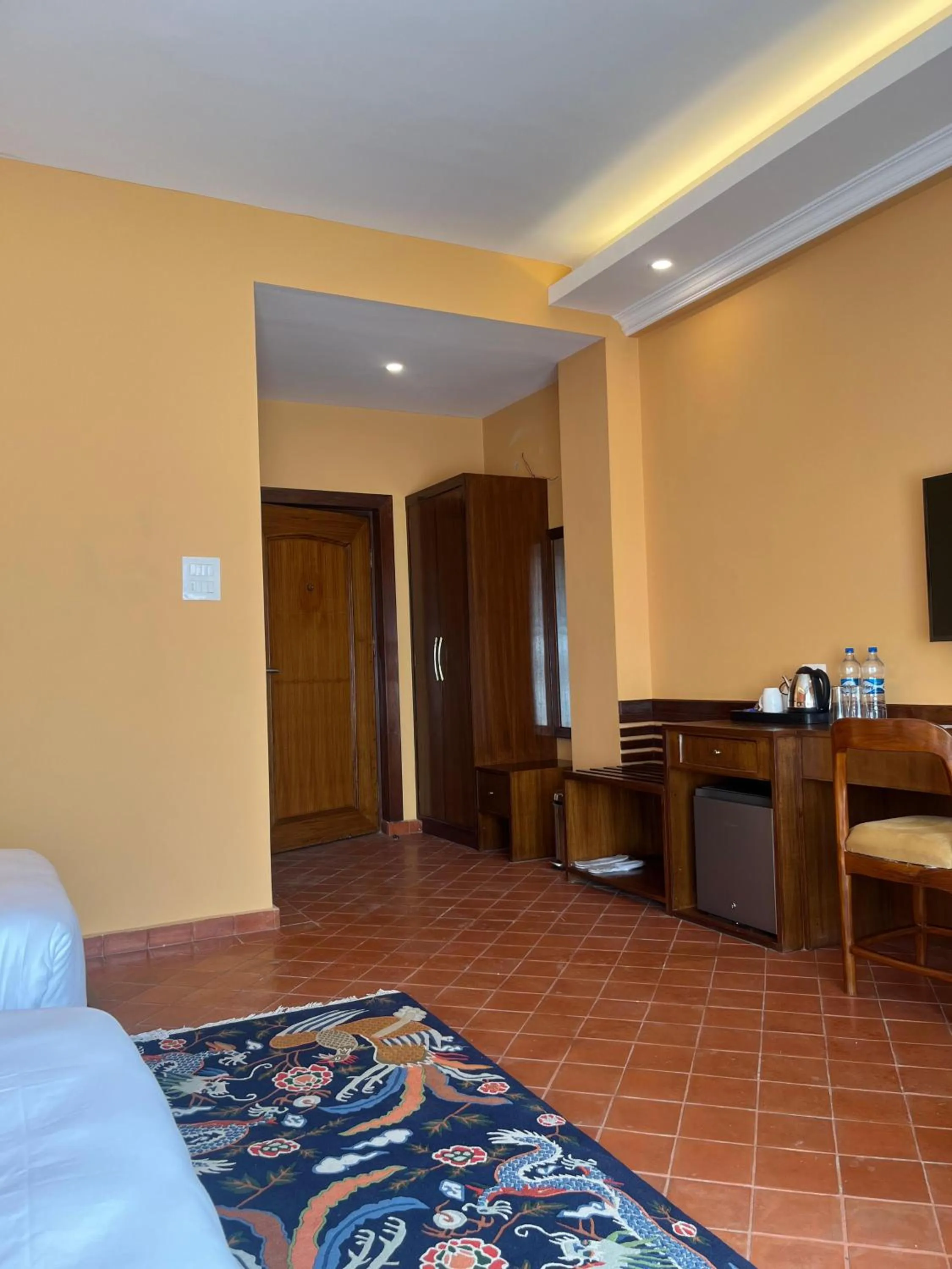 Bed in Hotel Dolmaling