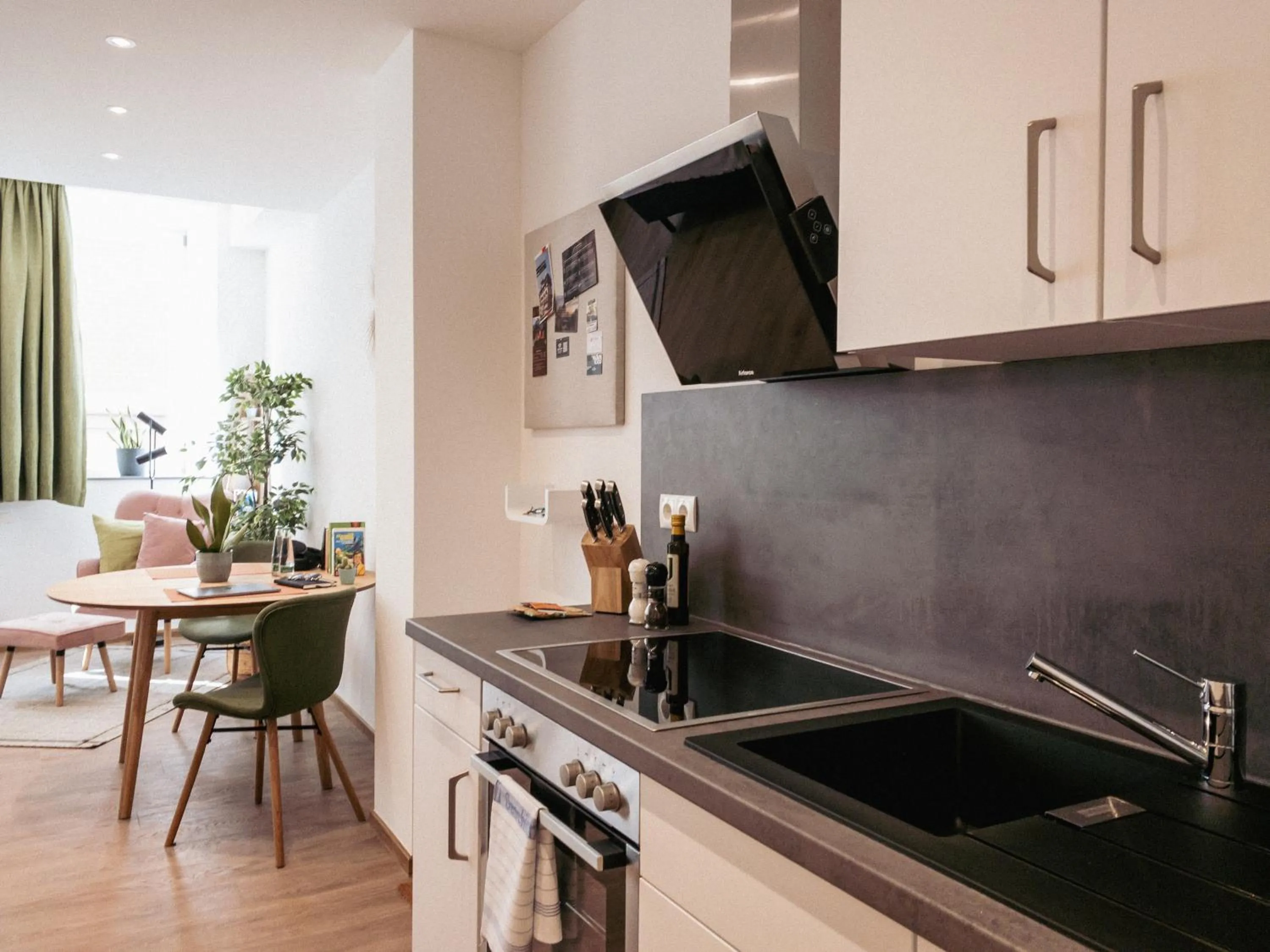 Kitchen or kitchenette in Brunnen Apartments