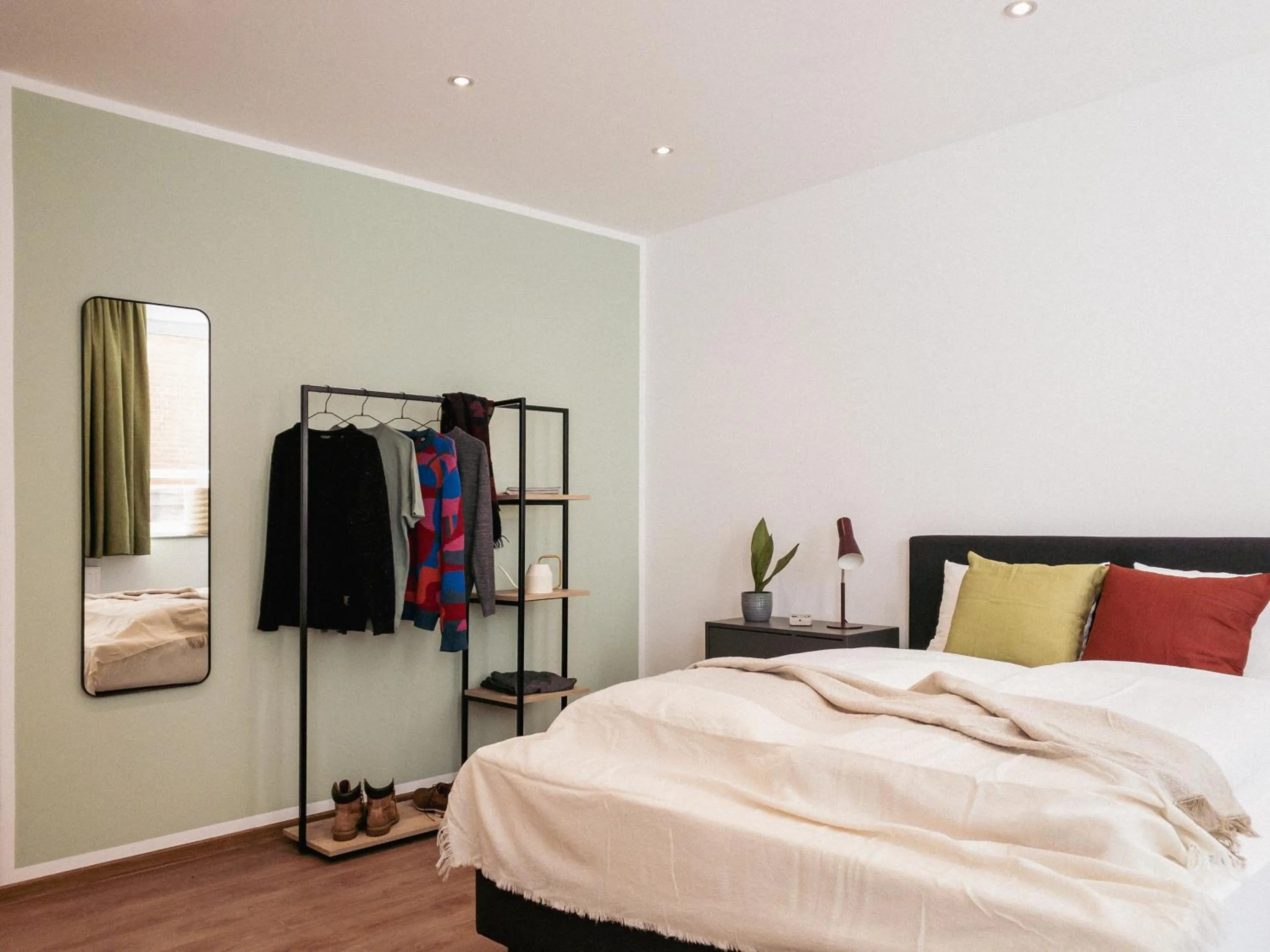 Bedroom, Bed in Brunnen Apartments