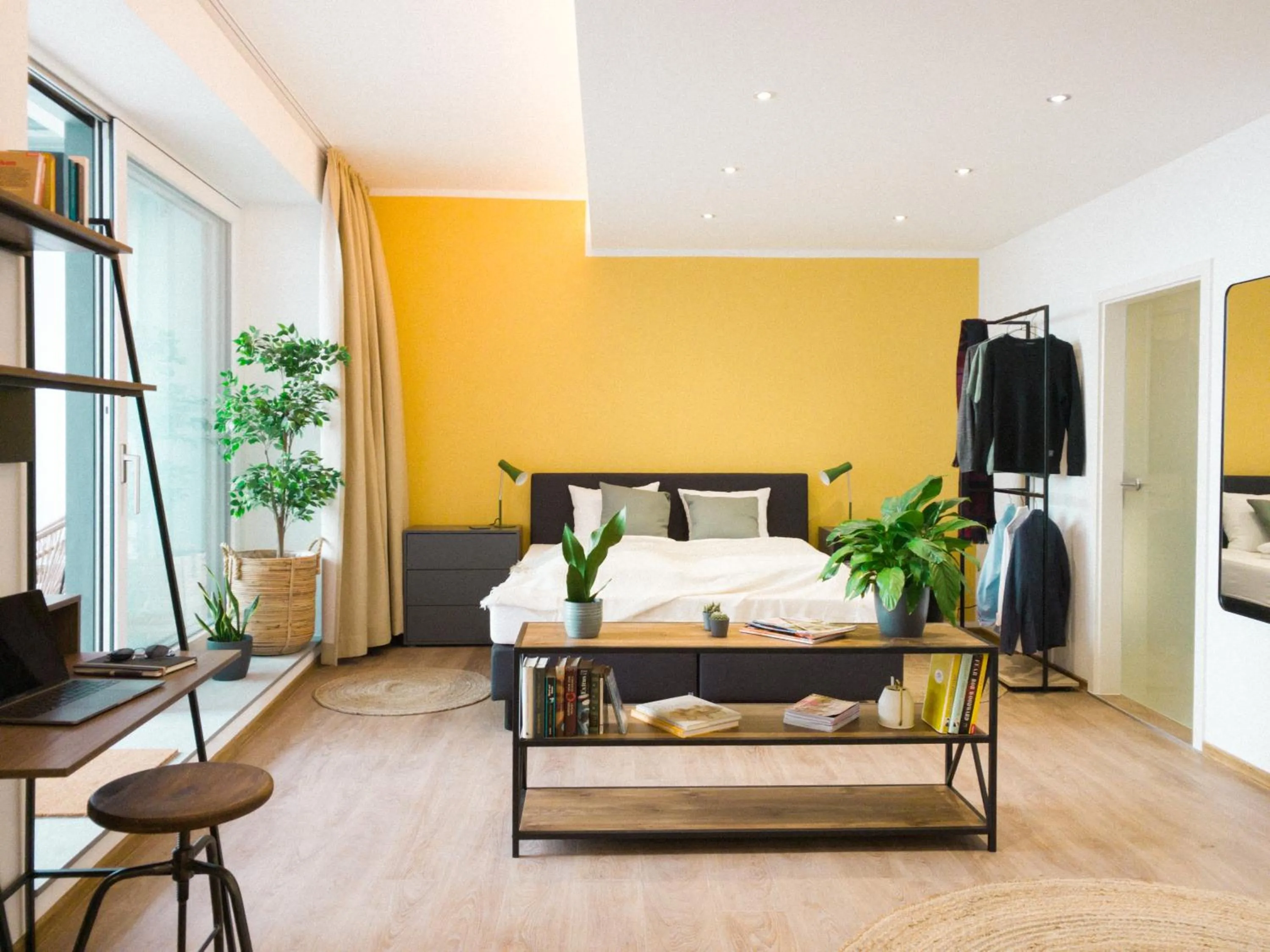 Bedroom, Bed in Brunnen Apartments