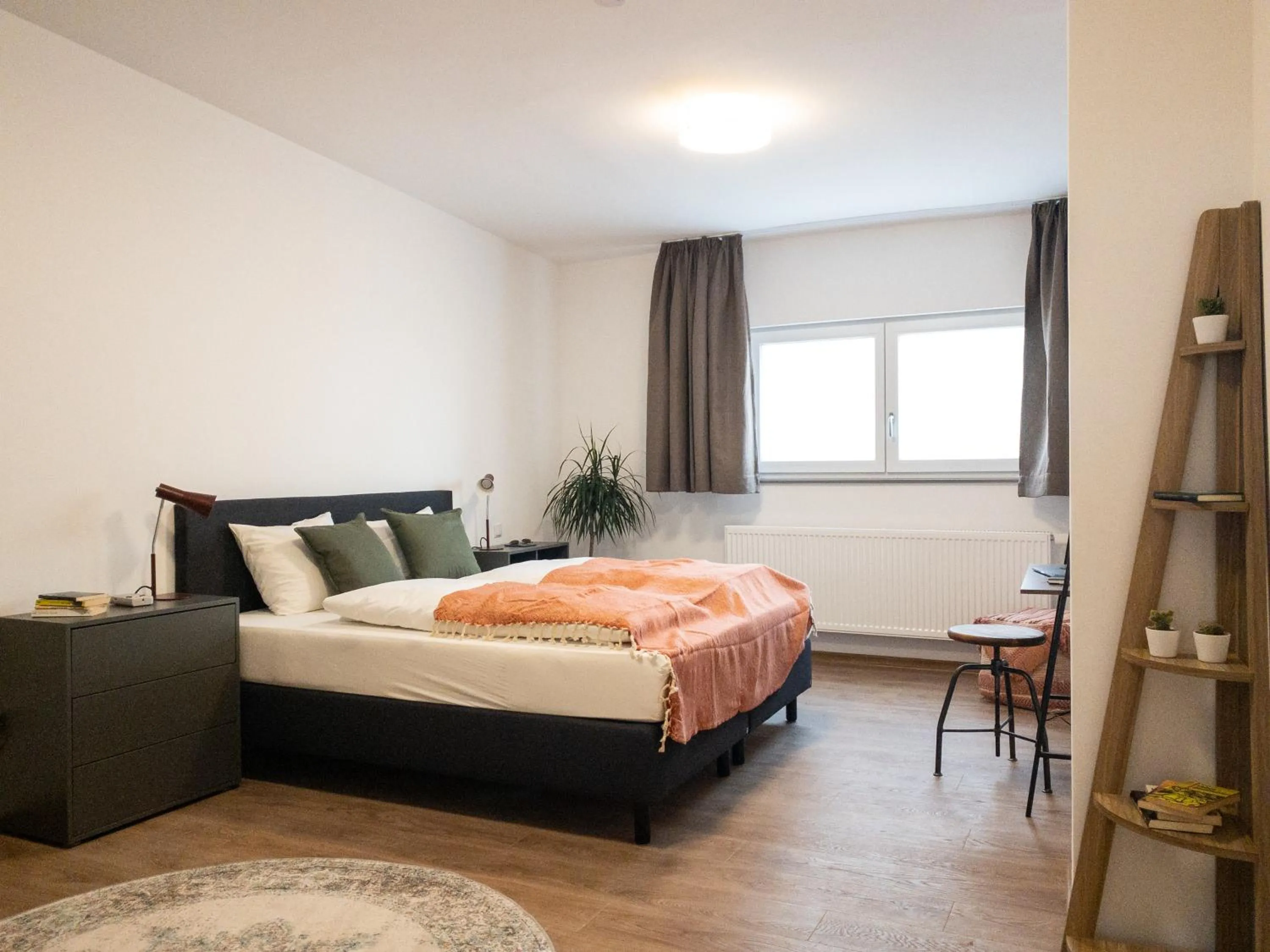 Bedroom, Bed in Brunnen Apartments