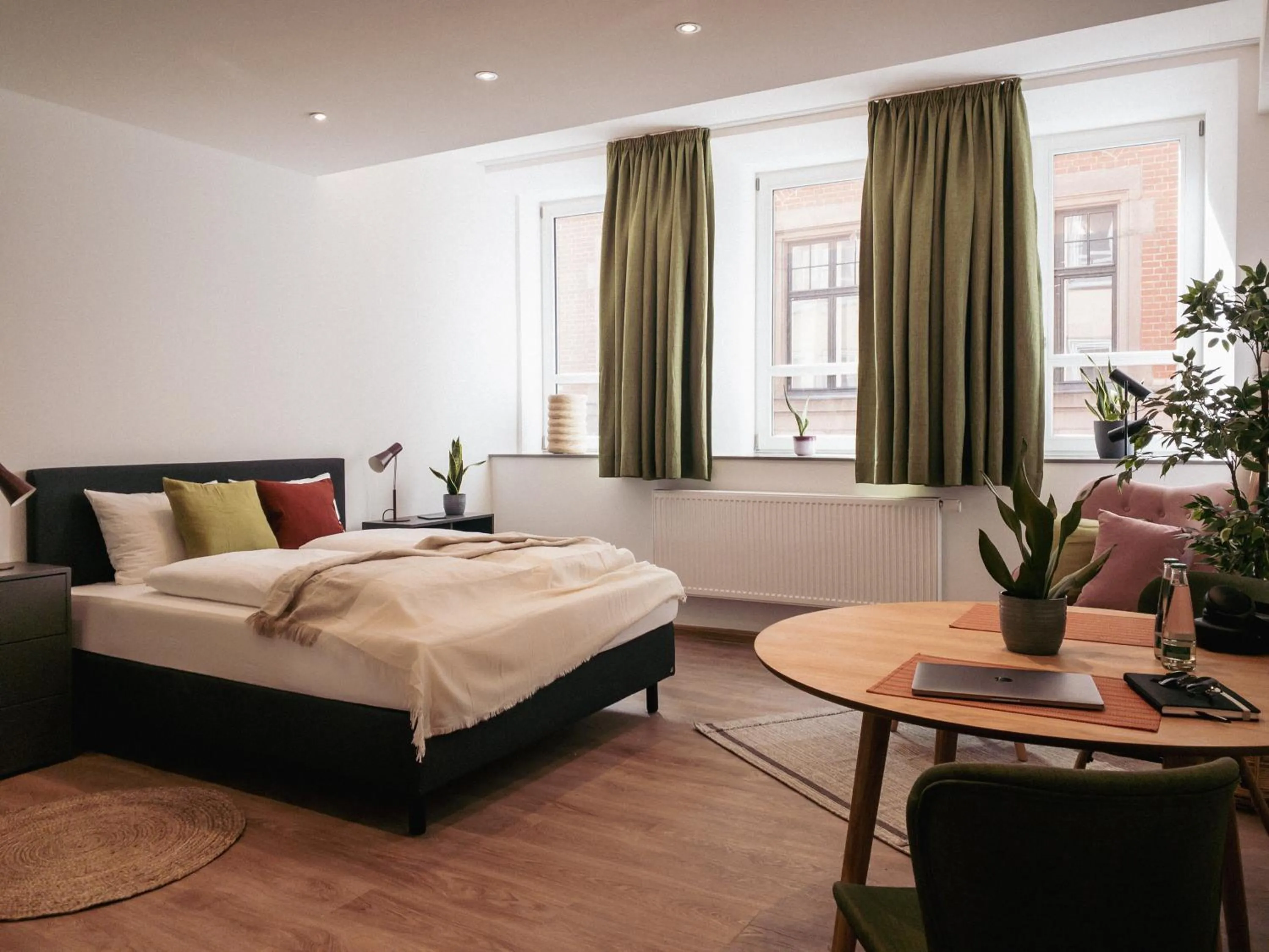 Bedroom, Bed in Brunnen Apartments