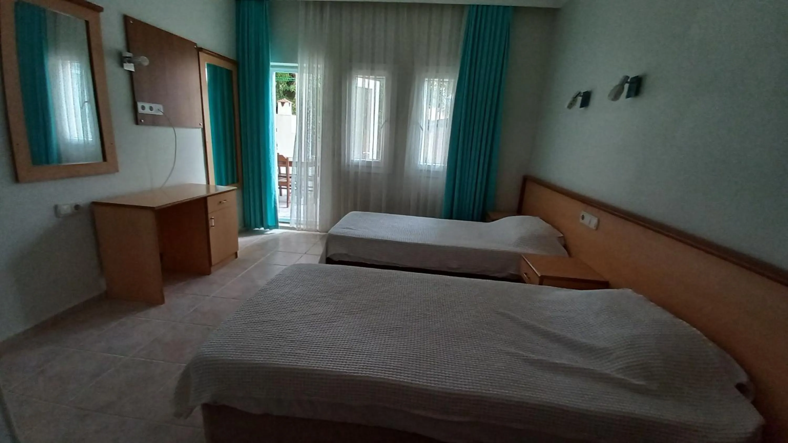 Bed in Mediterranean Apart Fethiye