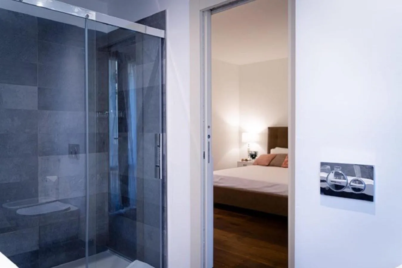 Bathroom, Bed in SIGNORIA '64