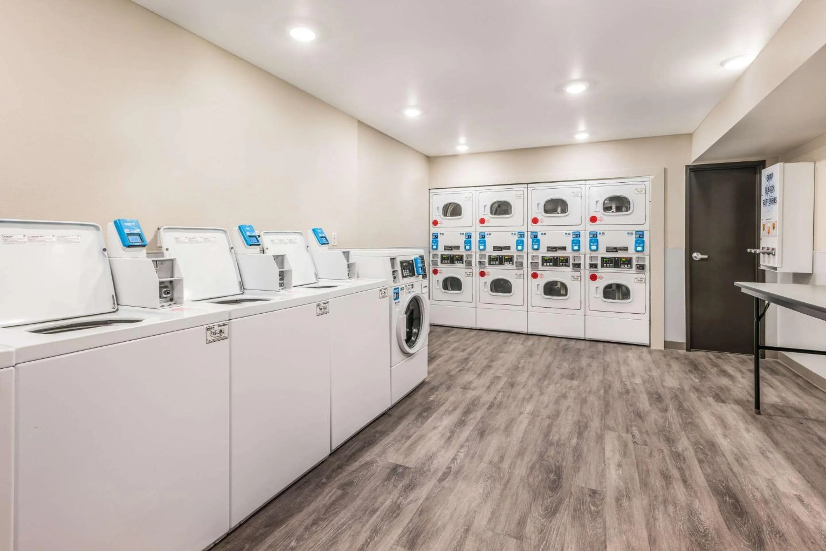 On site in WoodSpring Suites Linden