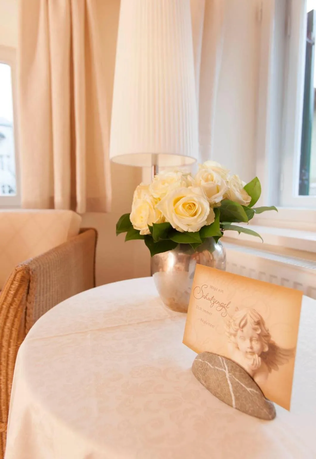 Decorative detail, Bed in Hotel Fischerhaus