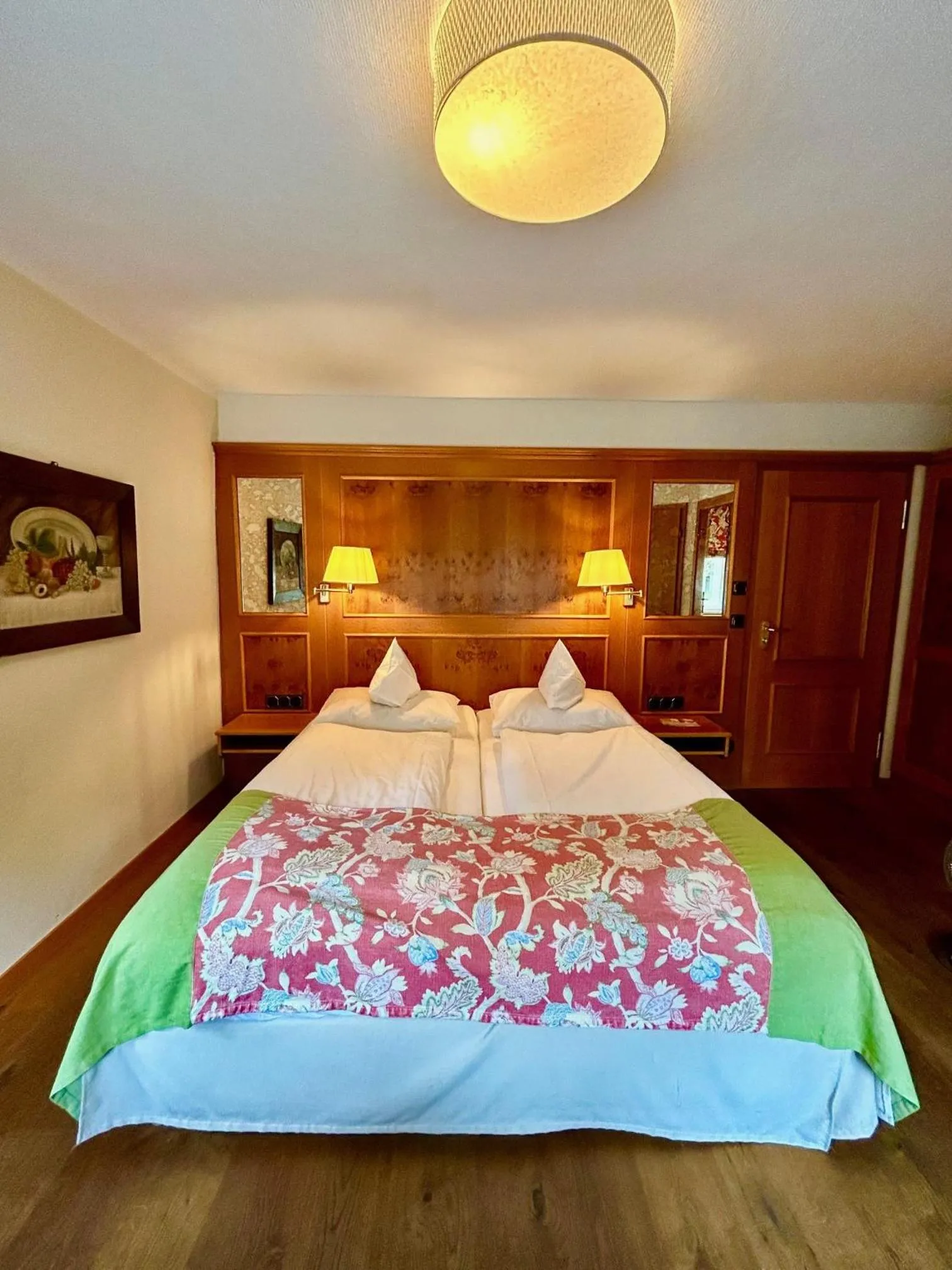 Bed in Hotel Fischerhaus