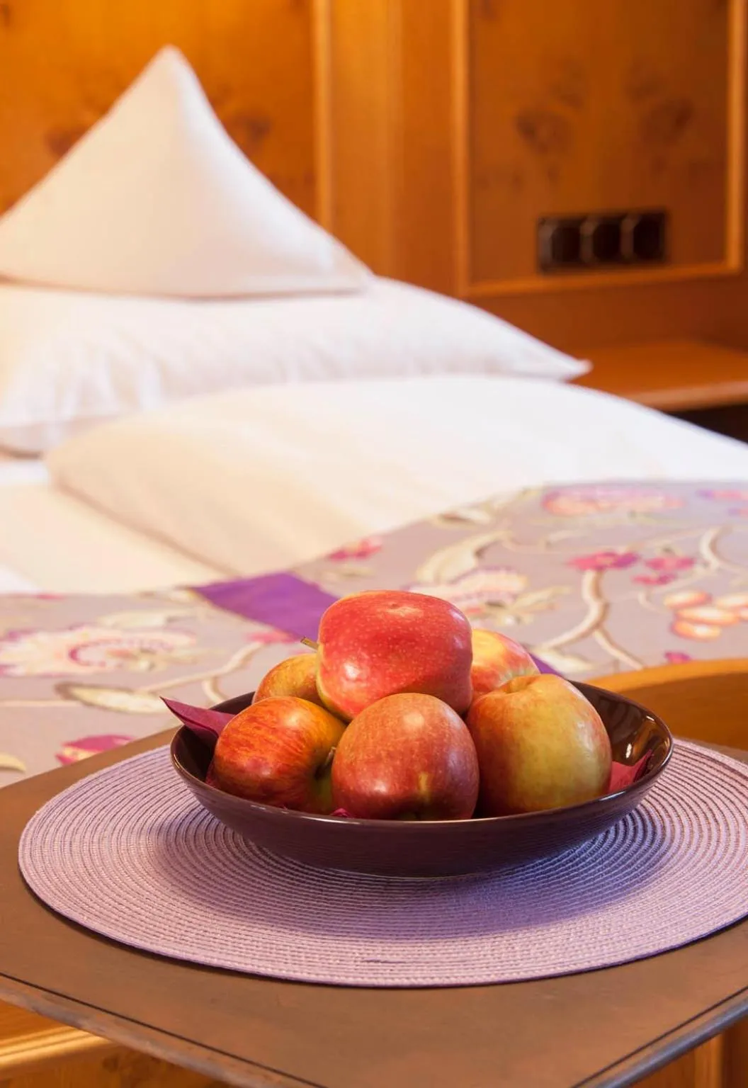 Decorative detail, Bed in Hotel Fischerhaus