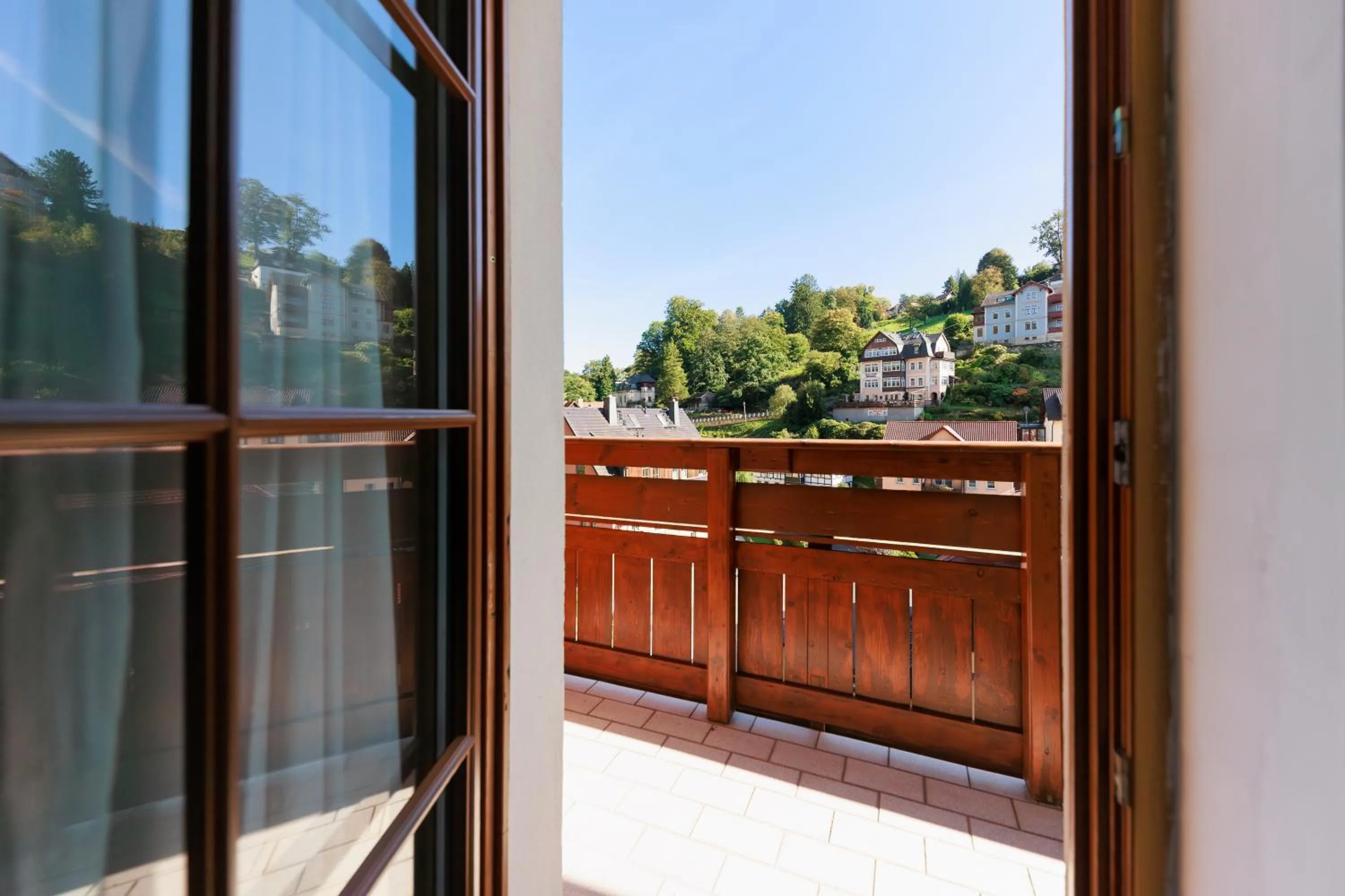 View (from property/room) in Hotel Amselgrundschlößchen