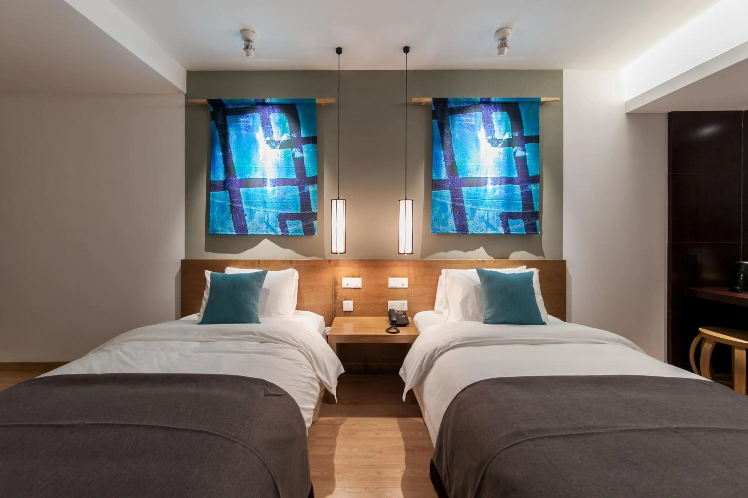 bunk bed in Huangshan Demaotang Hotel