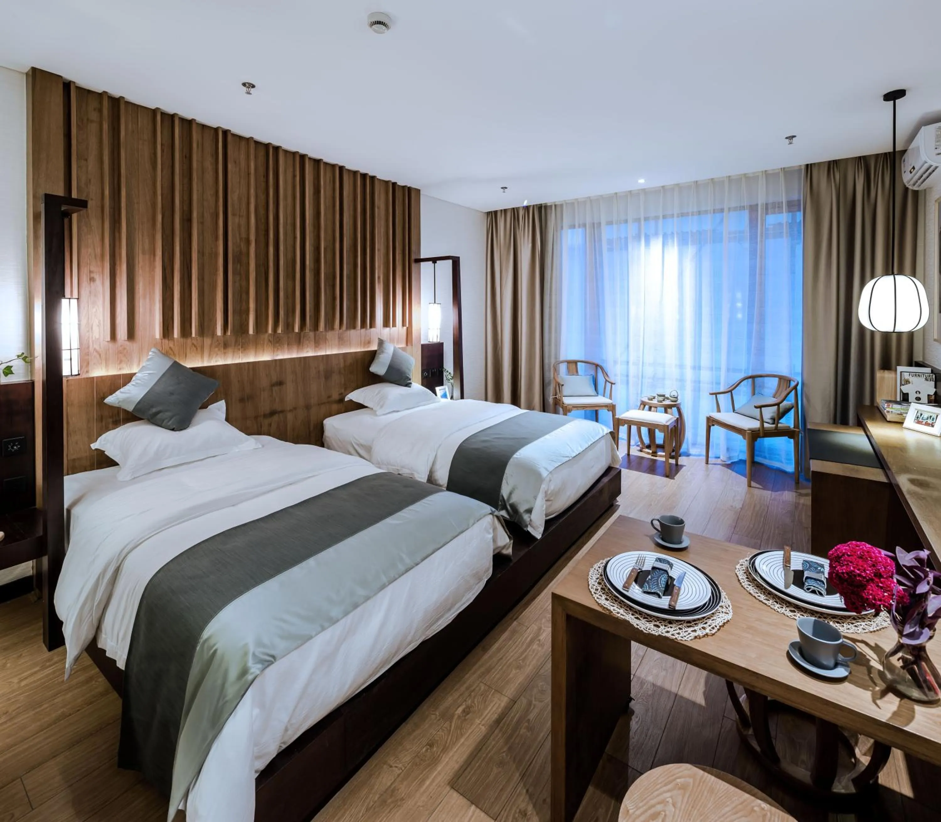 bunk bed in Huangshan Demaotang Hotel