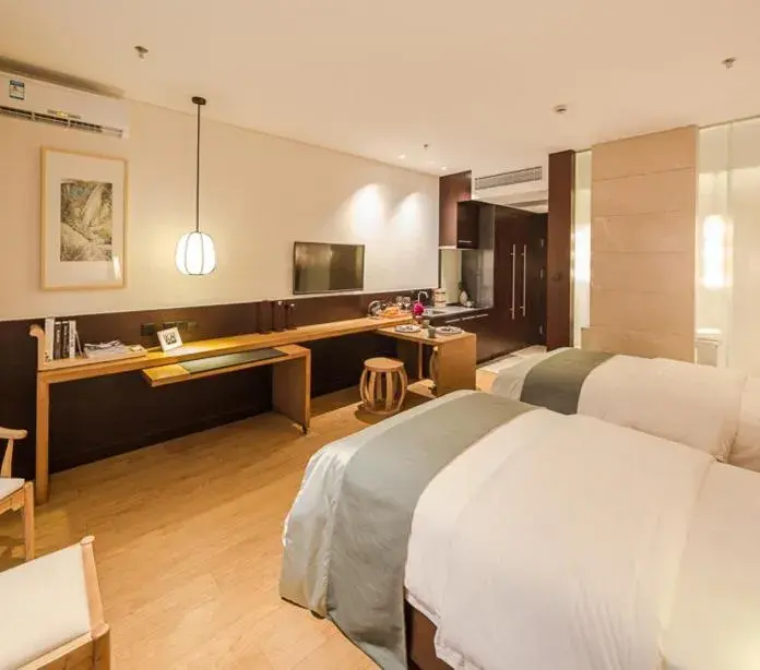 Superior Twin Room in Huangshan Demaotang Hotel Superior Twin Room in Huangshan Demaotang Hotel