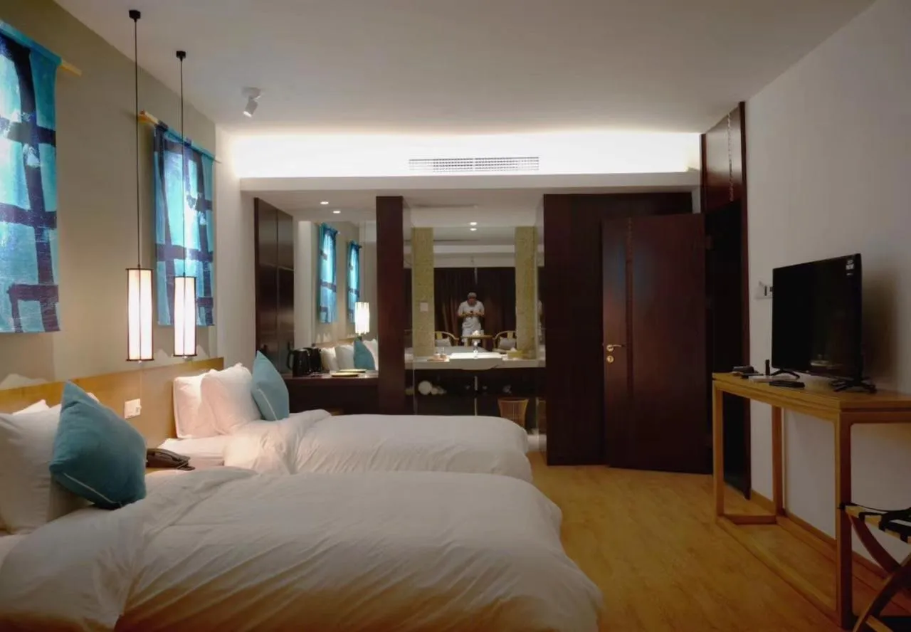 bunk bed in Huangshan Demaotang Hotel