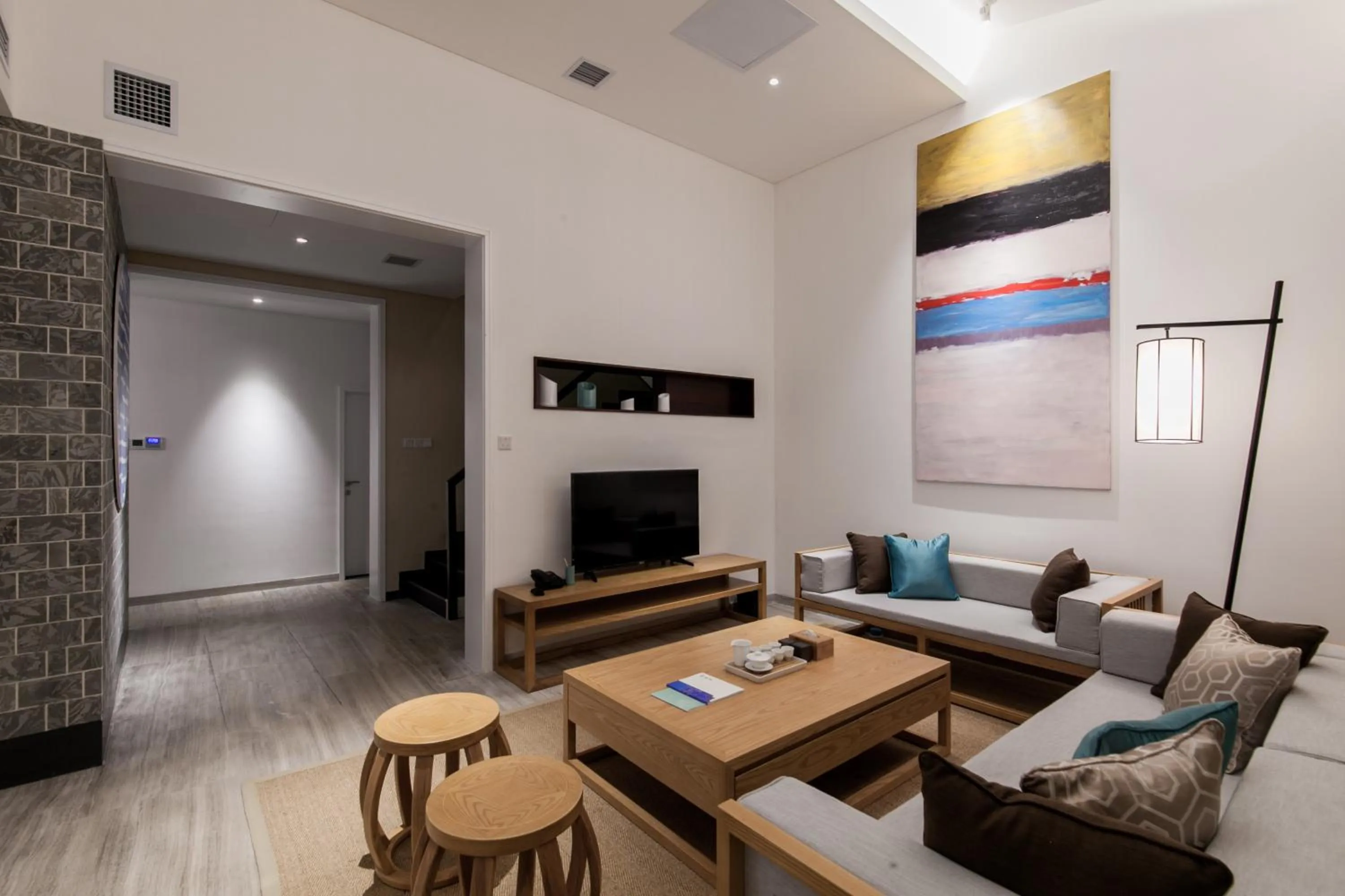 Living room in Huangshan Demaotang Hotel