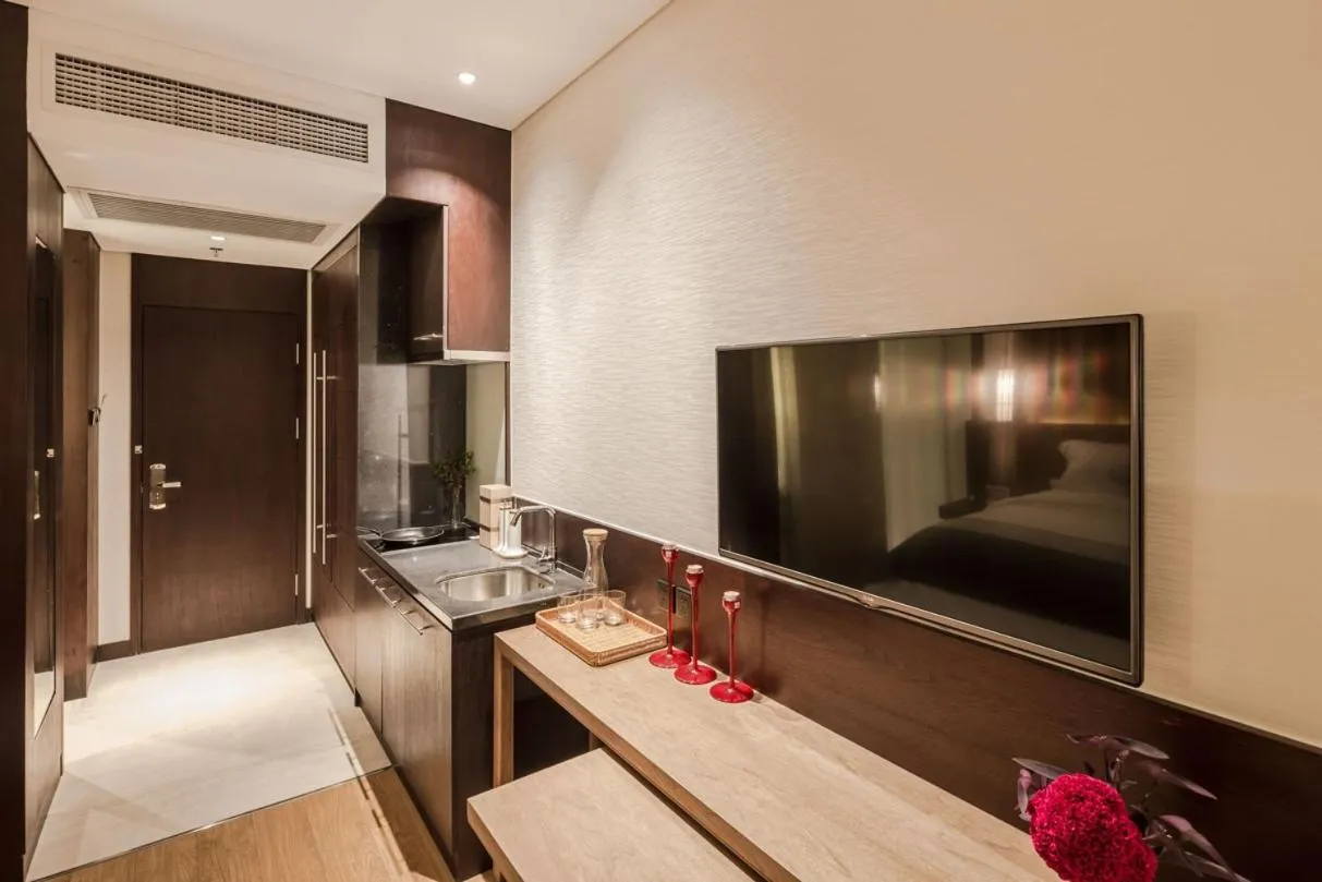 Kitchen or kitchenette in Huangshan Demaotang Hotel