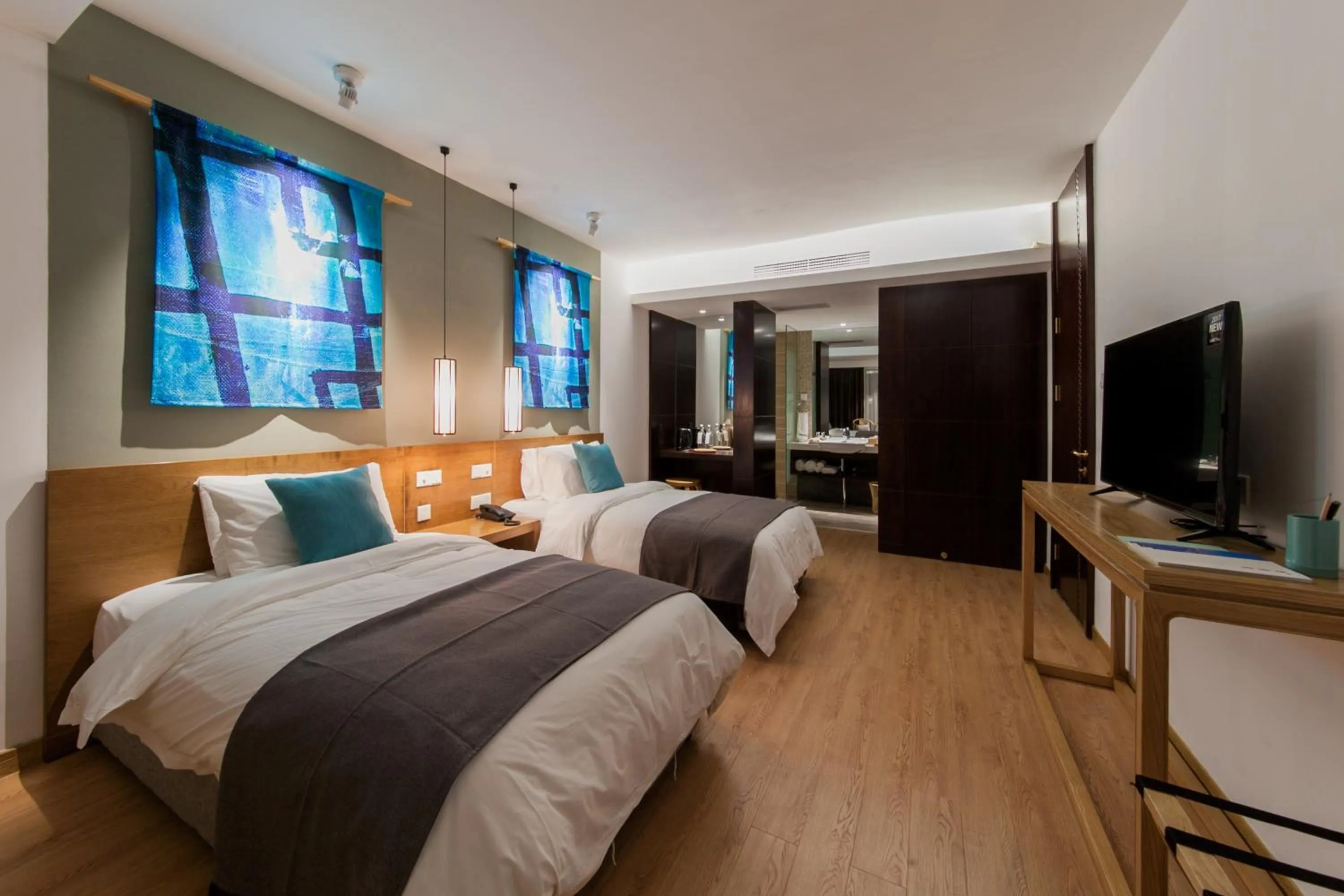 bunk bed in Huangshan Demaotang Hotel