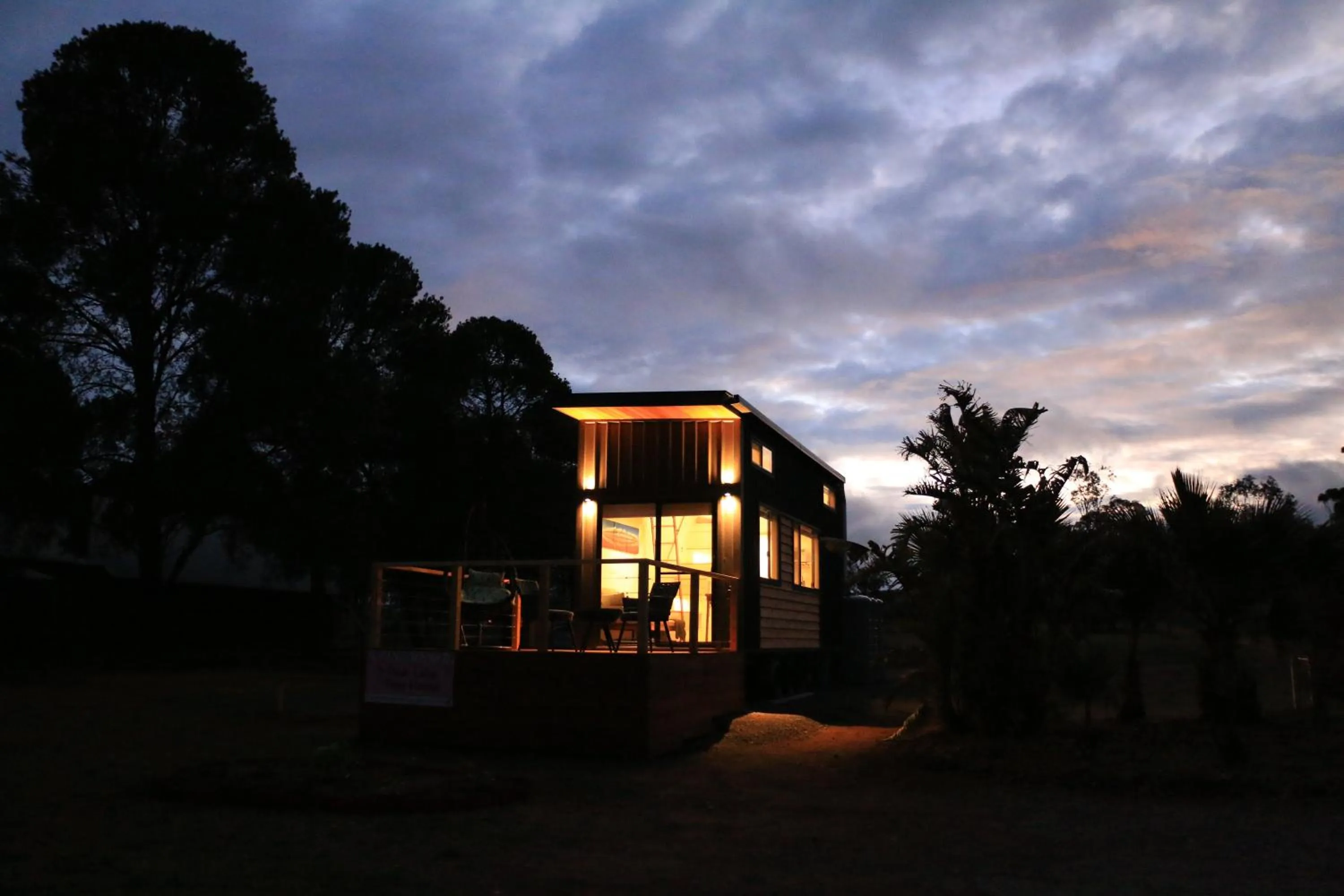 Facade/entrance in The Pink Lake Tiny House - 'Sakura'