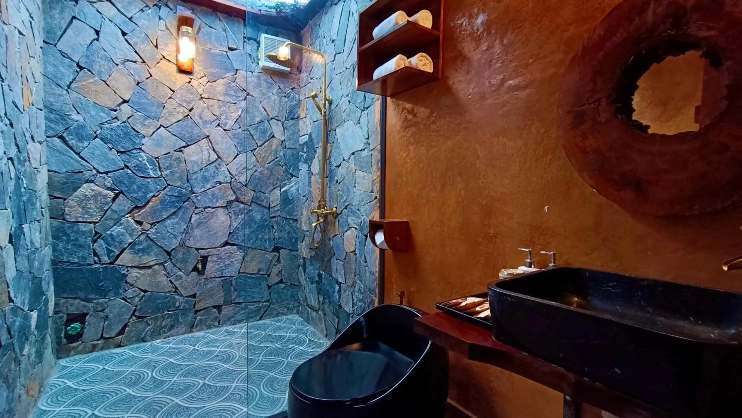 Shower in H'mong Village Resort Ha Giang