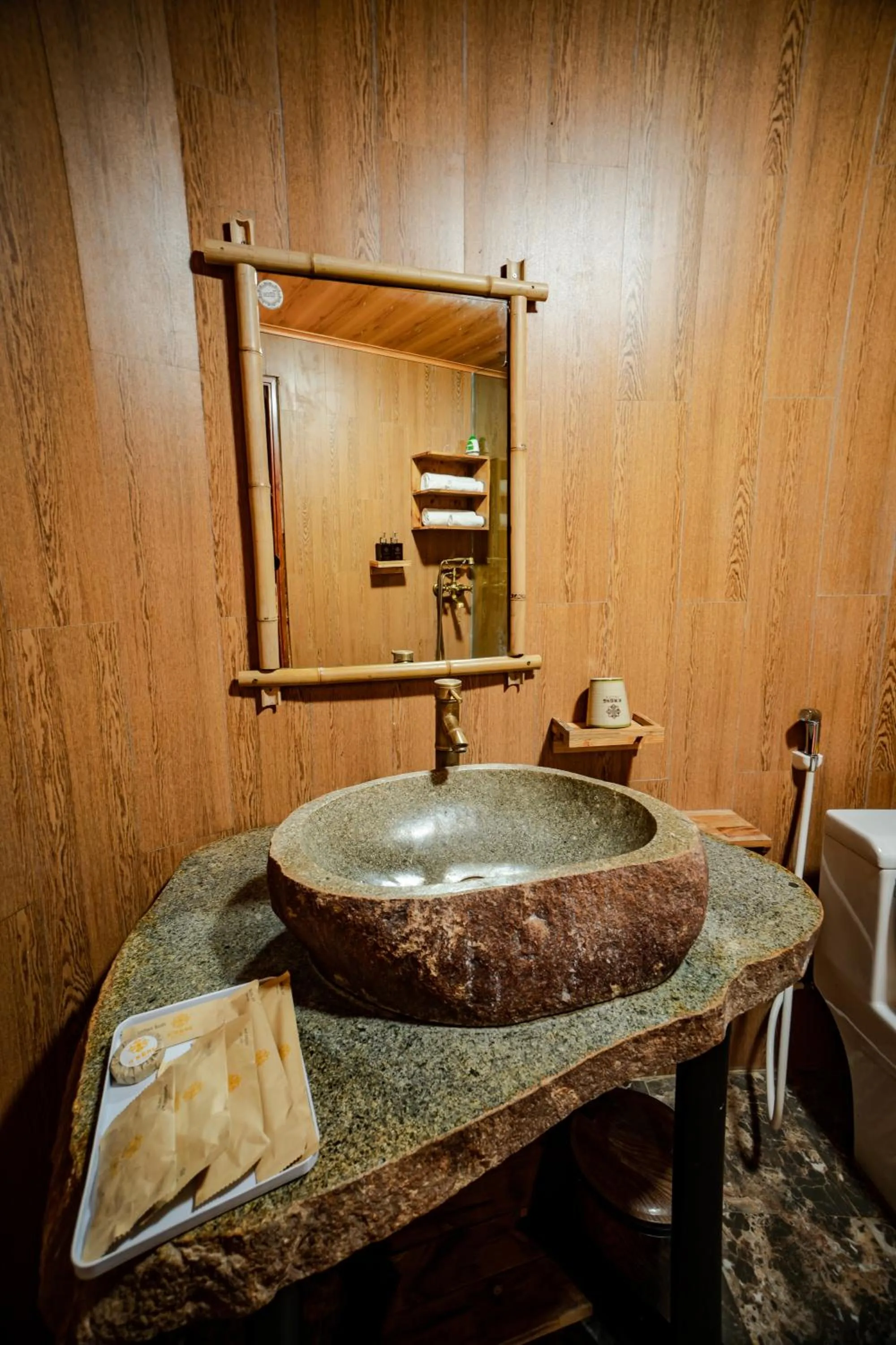 Bathroom in H'mong Village Resort Ha Giang