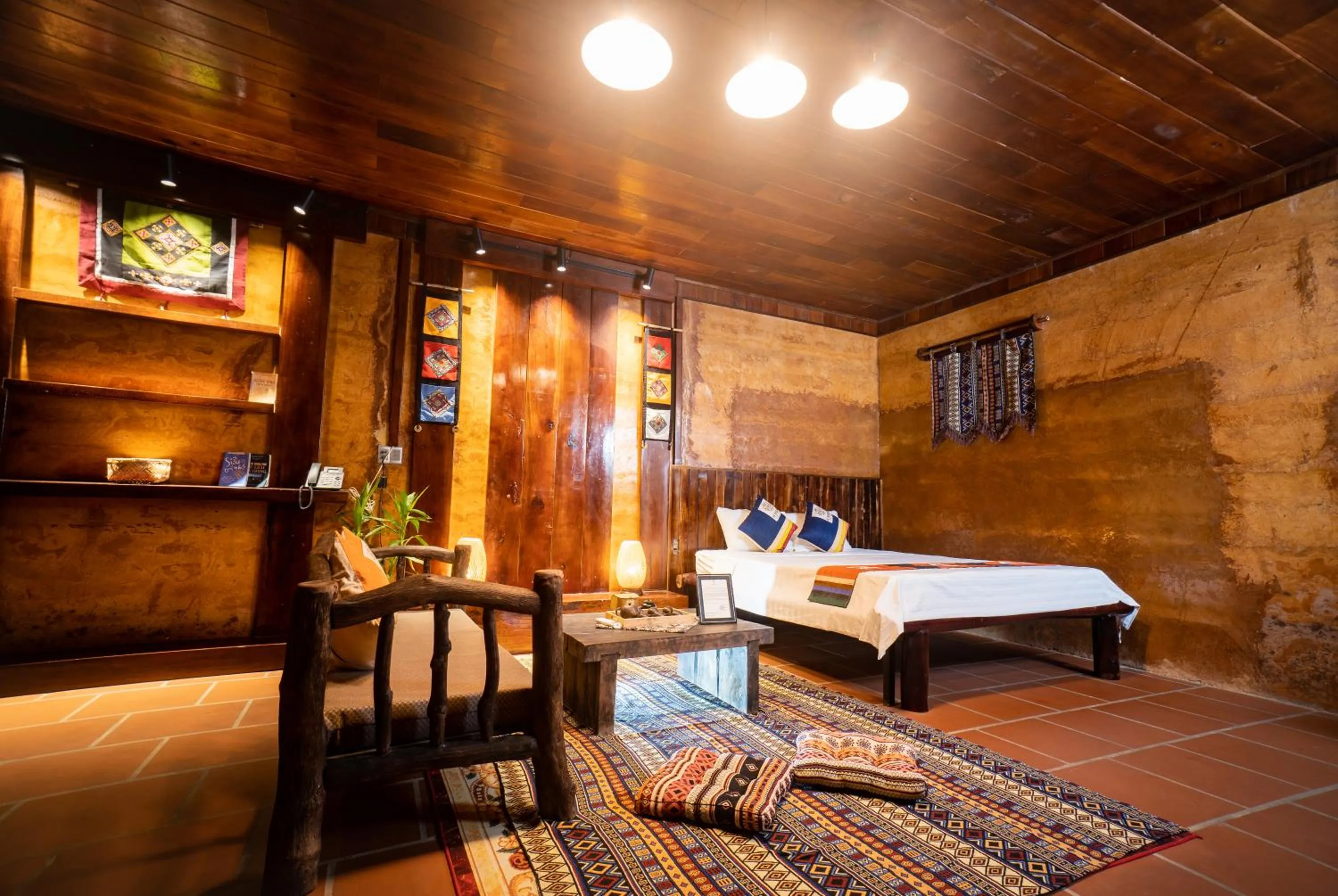 Bed in H'mong Village Resort Ha Giang