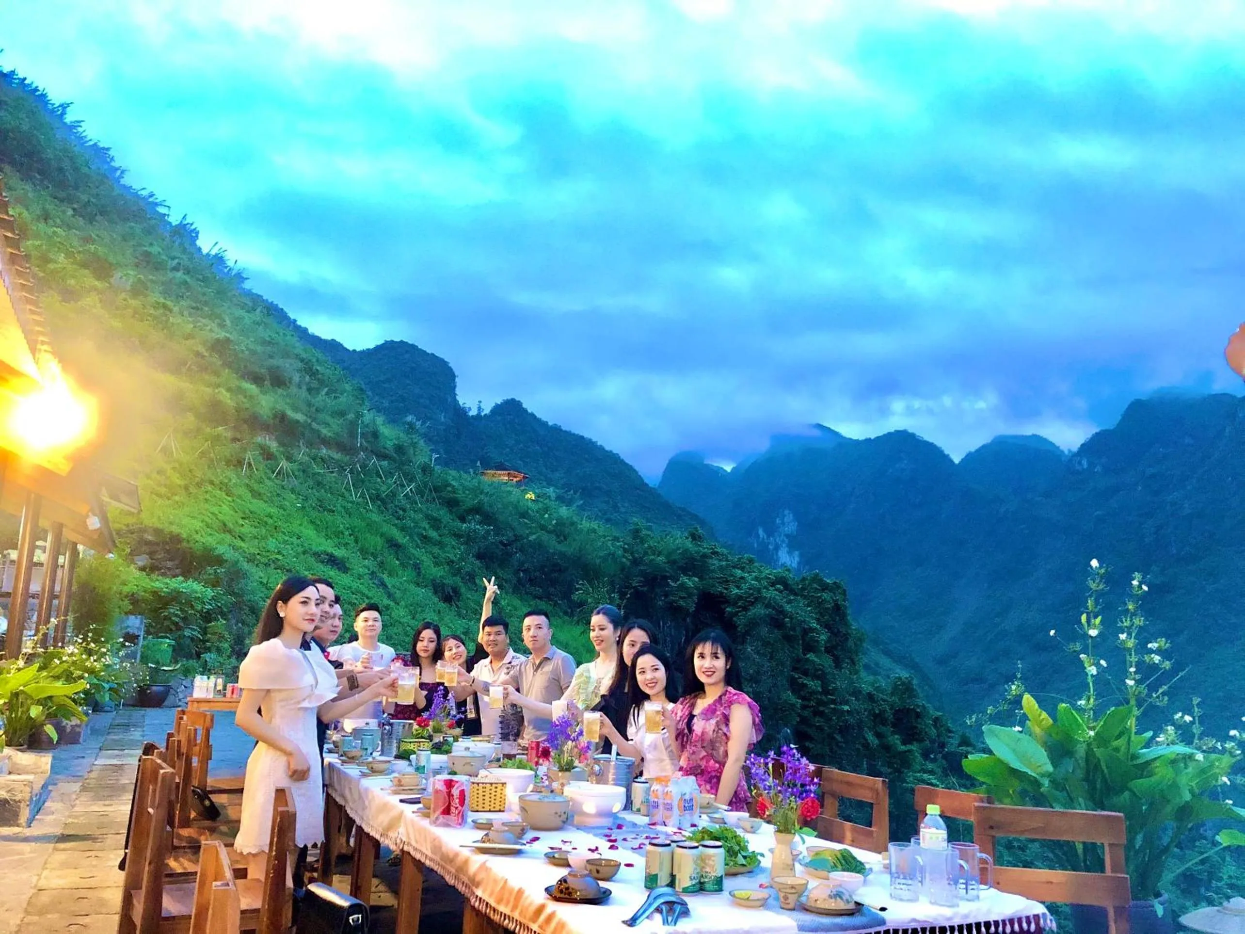 Neighbourhood in H'mong Village Resort Ha Giang