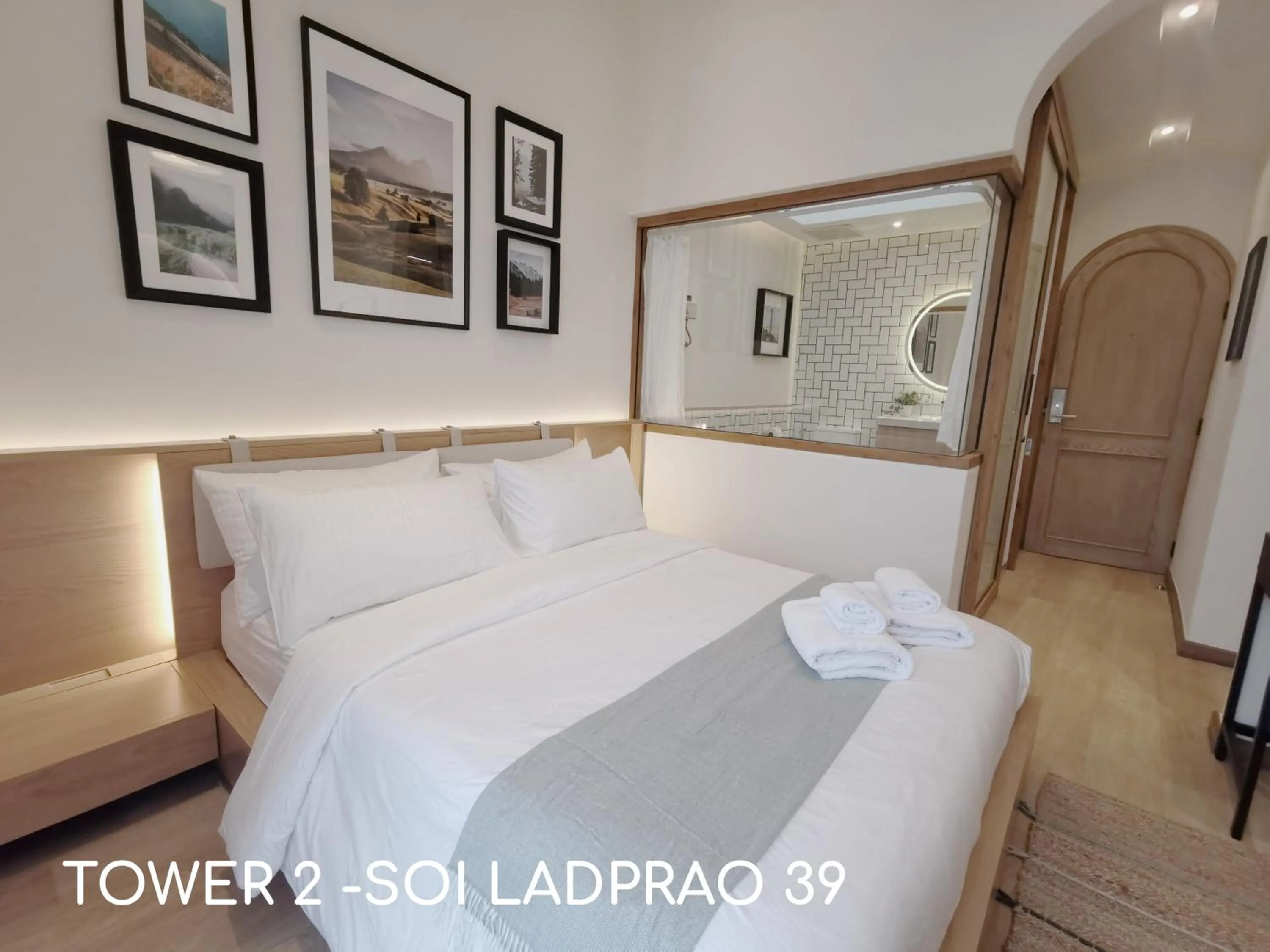 Bed in Double Bed Hotel