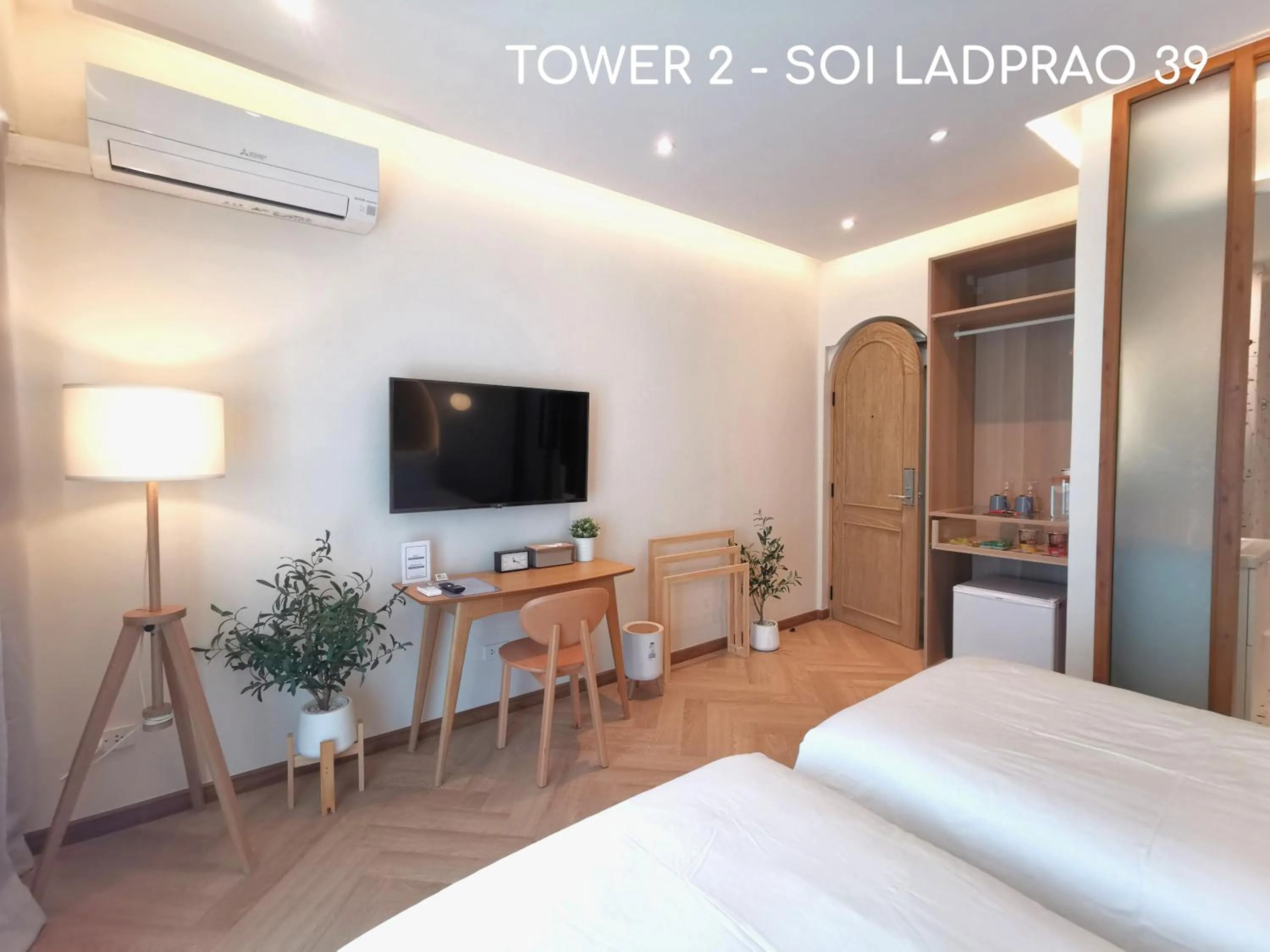 Bed in Double Bed Hotel