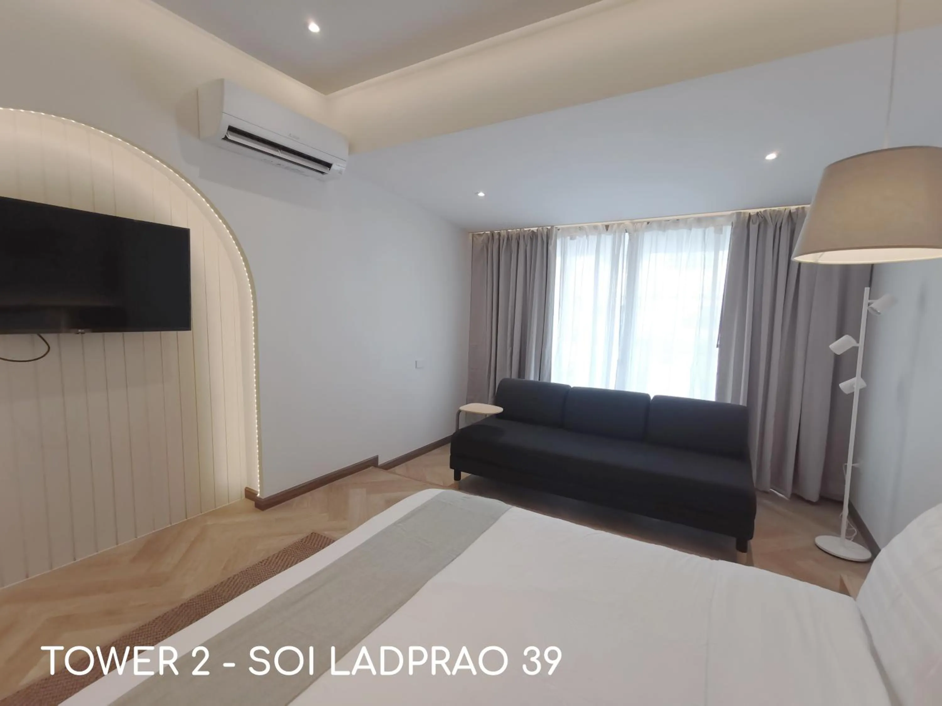 Bed in Double Bed Hotel