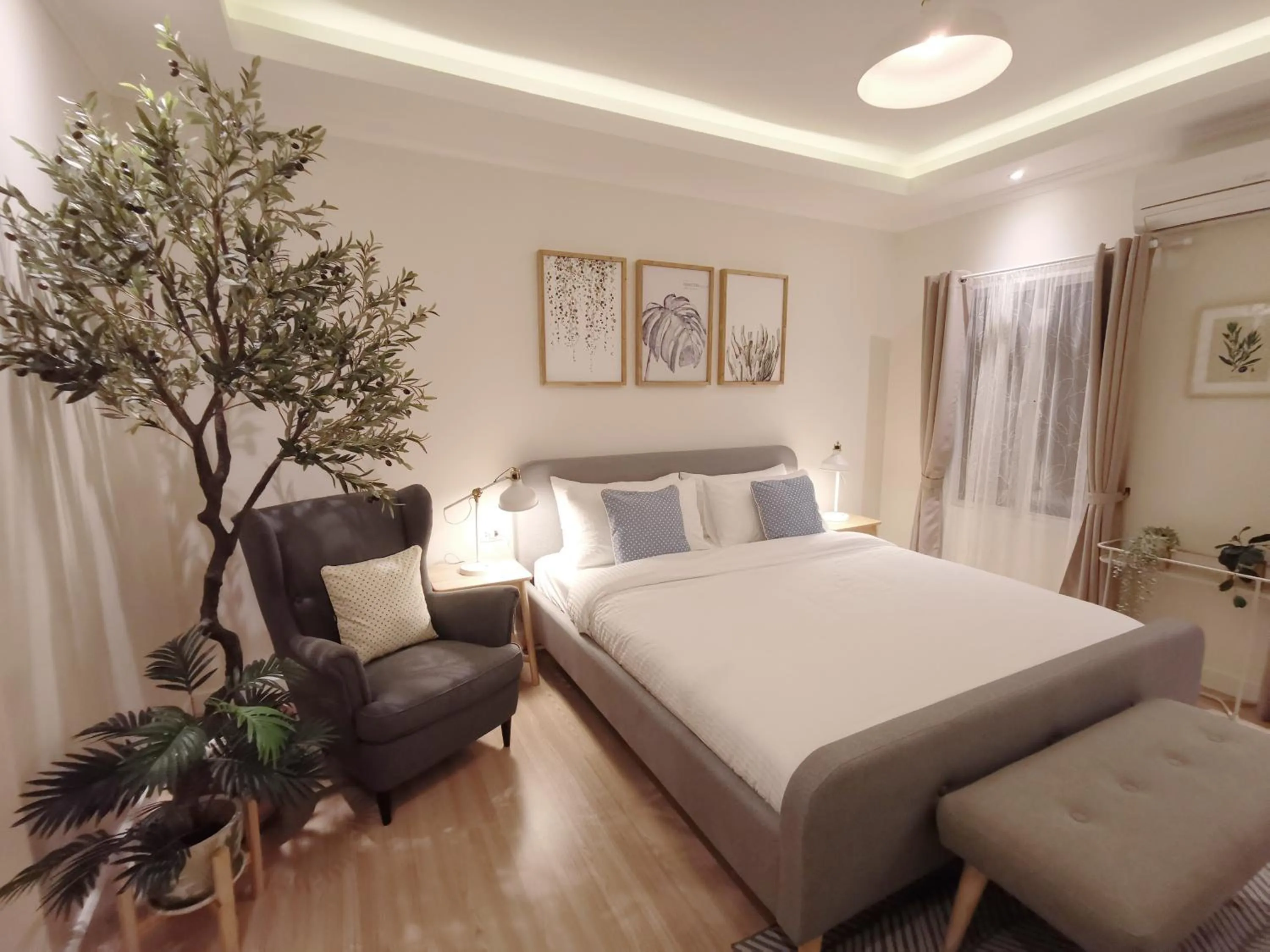 Bed in Double Bed Hotel