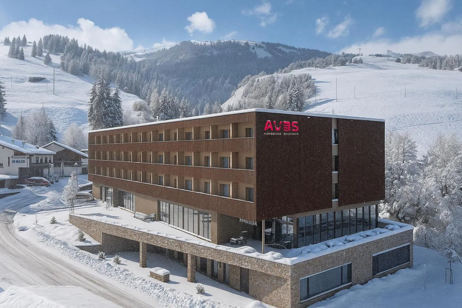 Property building in AVES Hotel Savognin