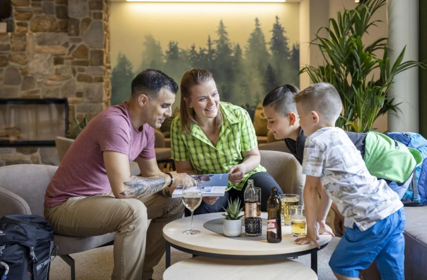 Lounge or bar in JUFA Hotel Savognin