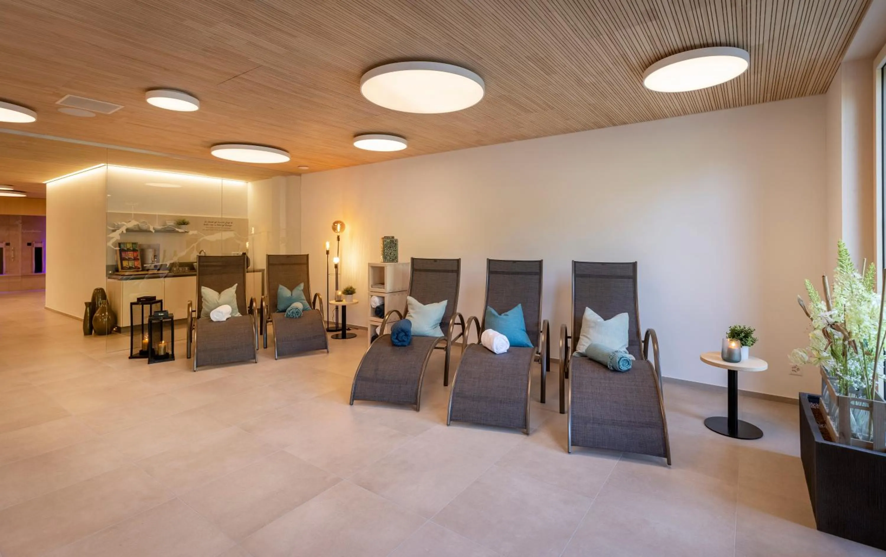 Spa and wellness centre/facilities in JUFA Hotel Savognin