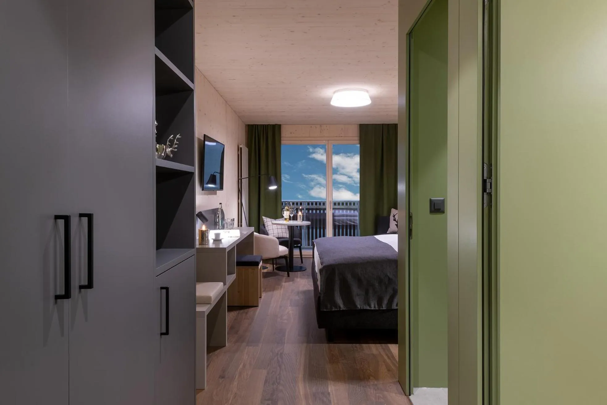 Photo of the whole room, Bed in JUFA Hotel Savognin