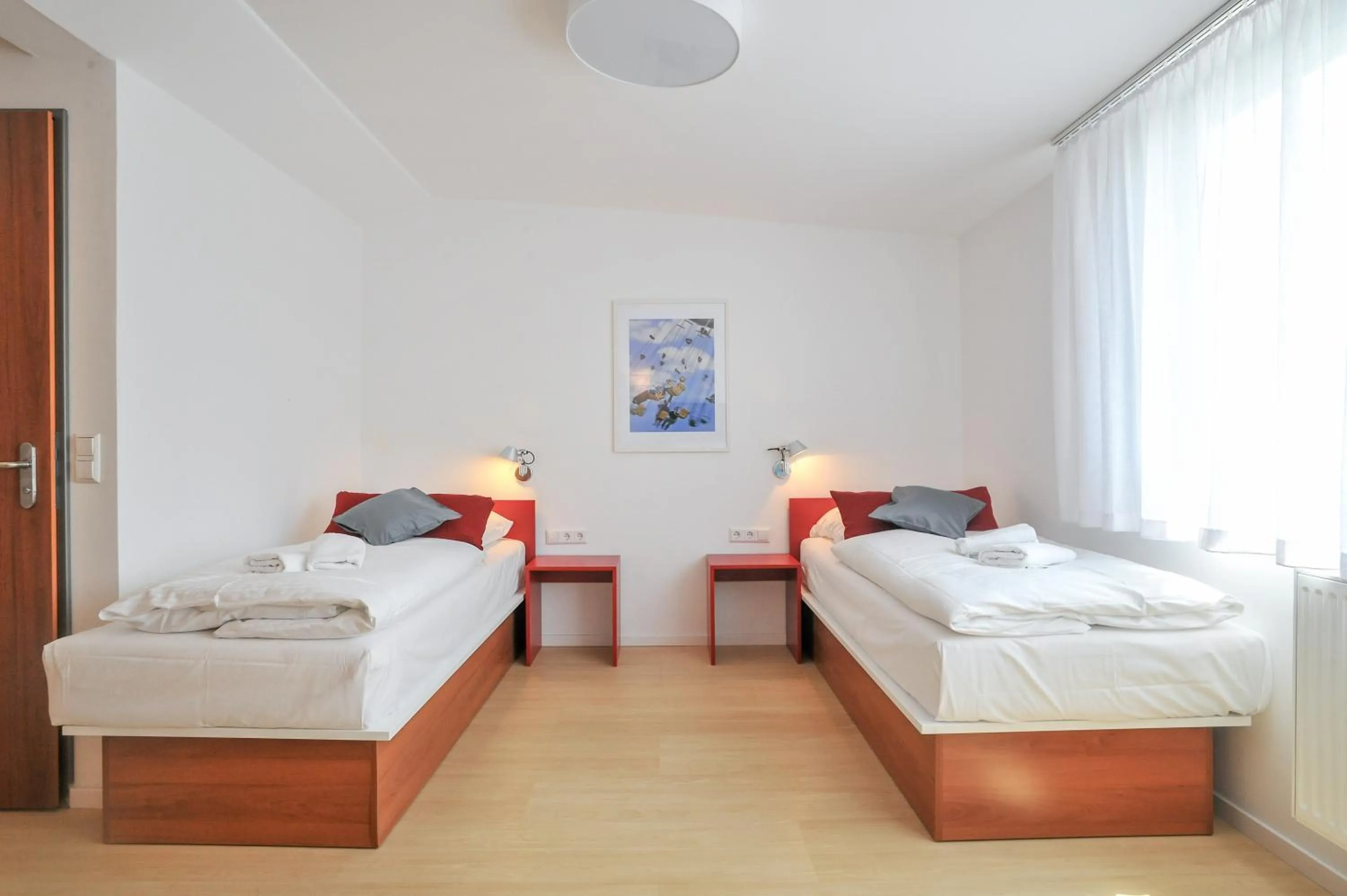 Photo of the whole room, Bed in Gästehaus abz Stuttgart