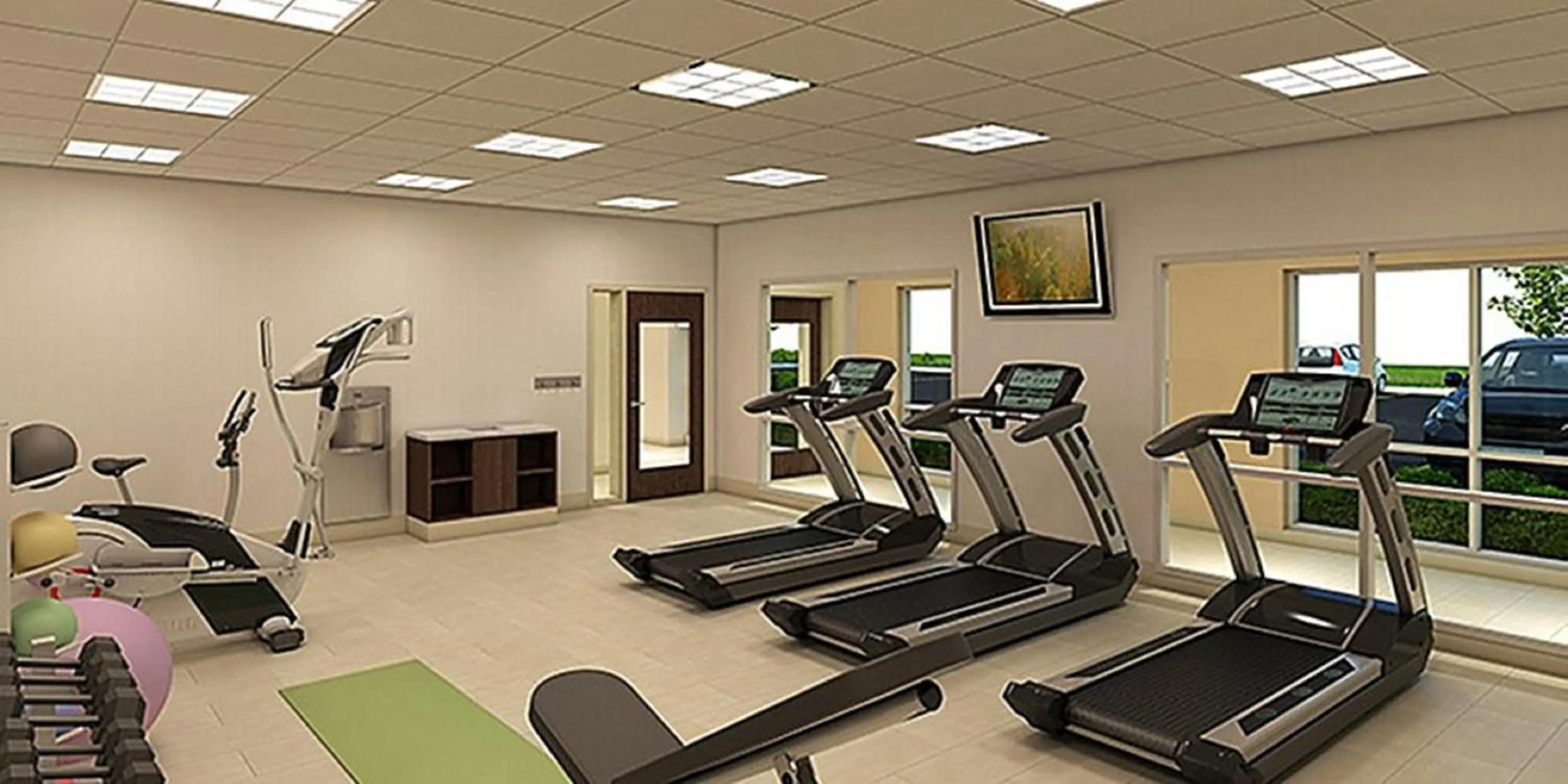 Fitness centre/facilities in Holiday Inn Express & Suites - Bardstown by IHG