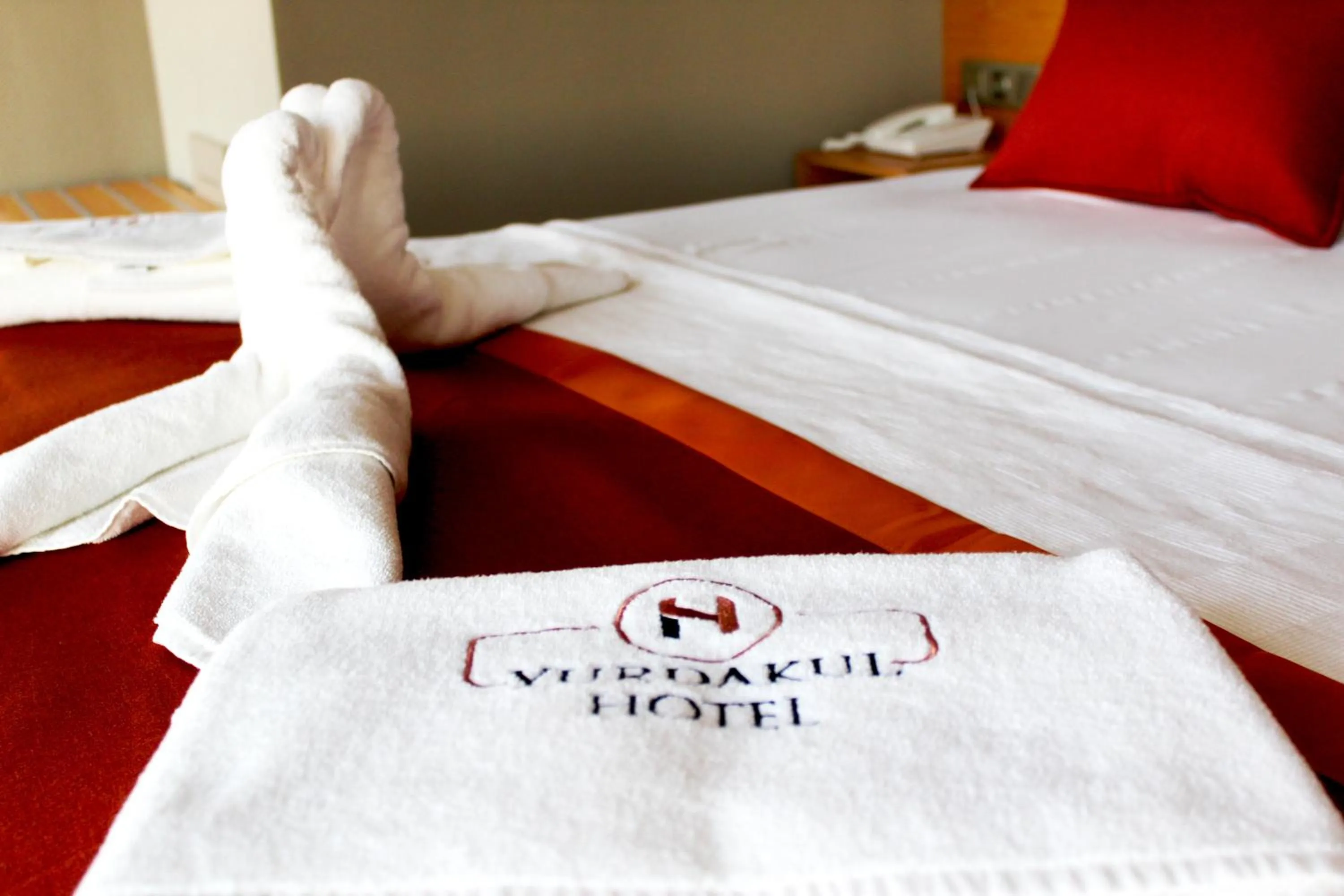 Bed in YURDAKUL HOTEL