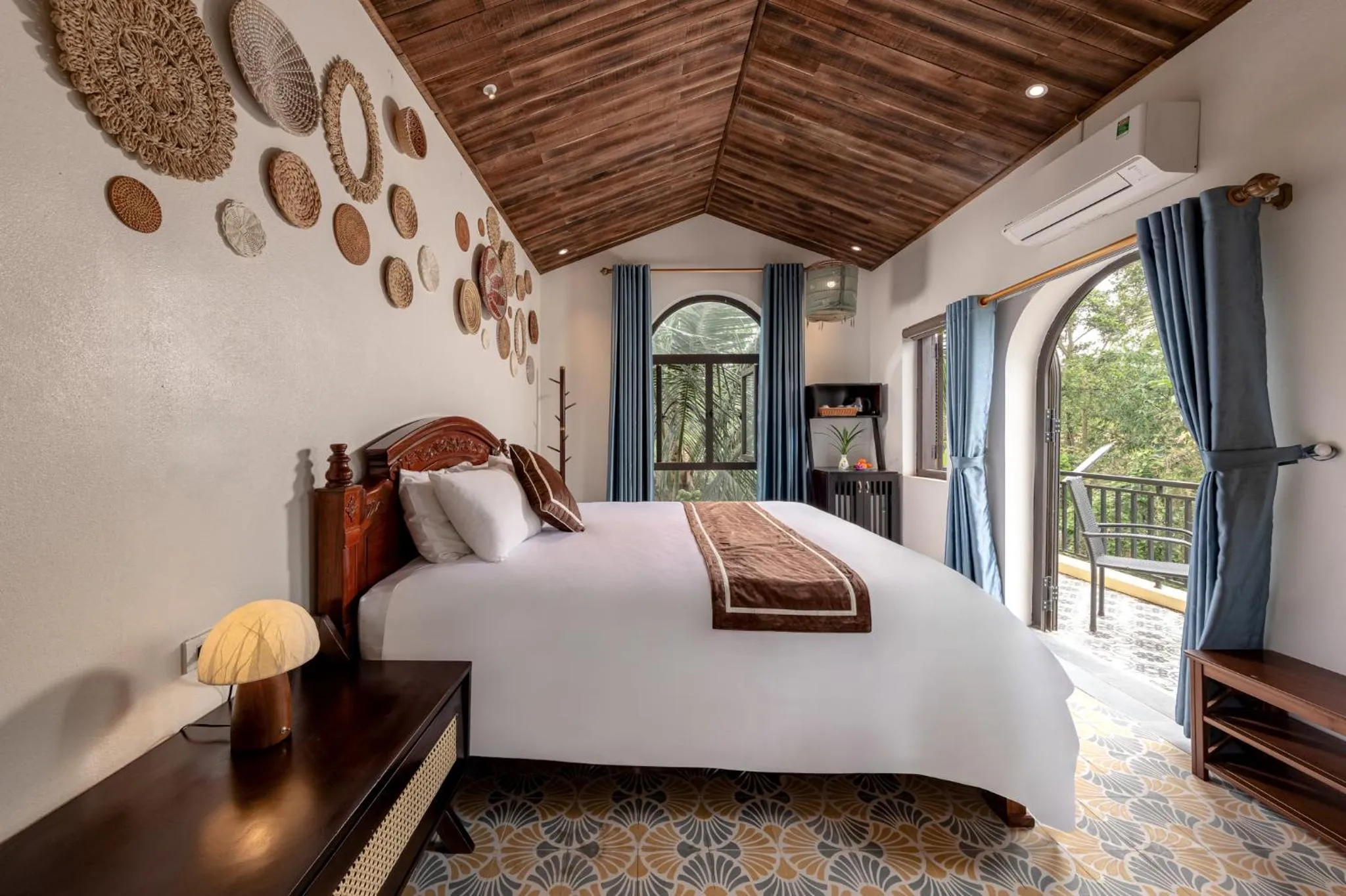 Bed in Nature Garden Ecolodge Ninh Bình