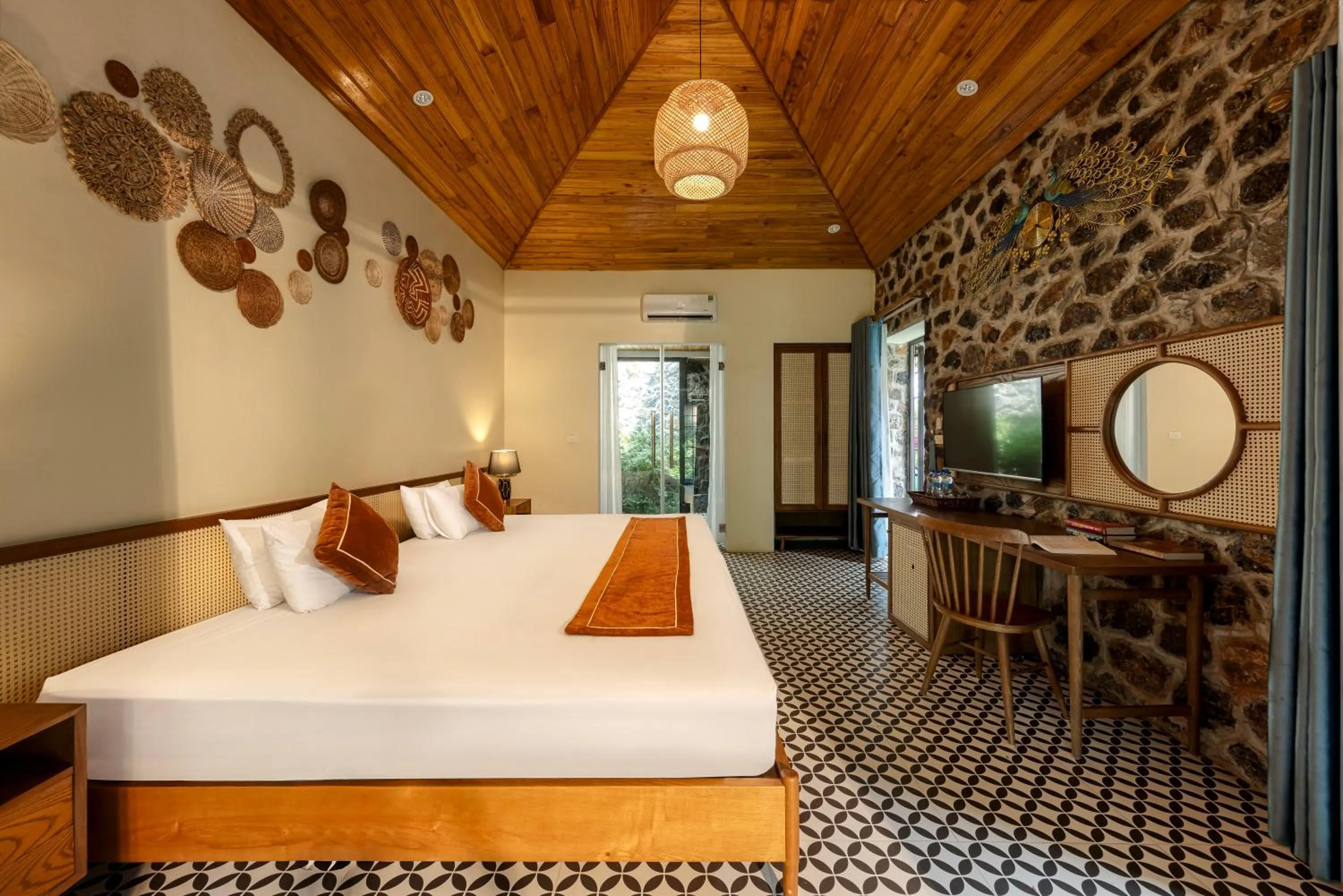 Bed in Nature Garden Ecolodge Ninh Bình