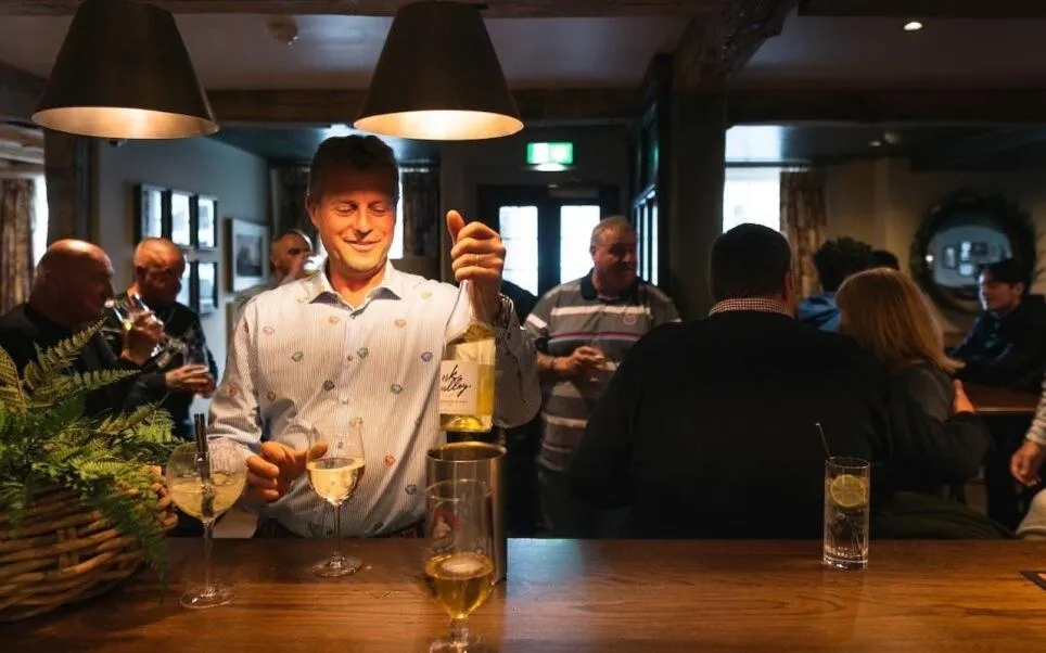 People in The Lion at Malpas