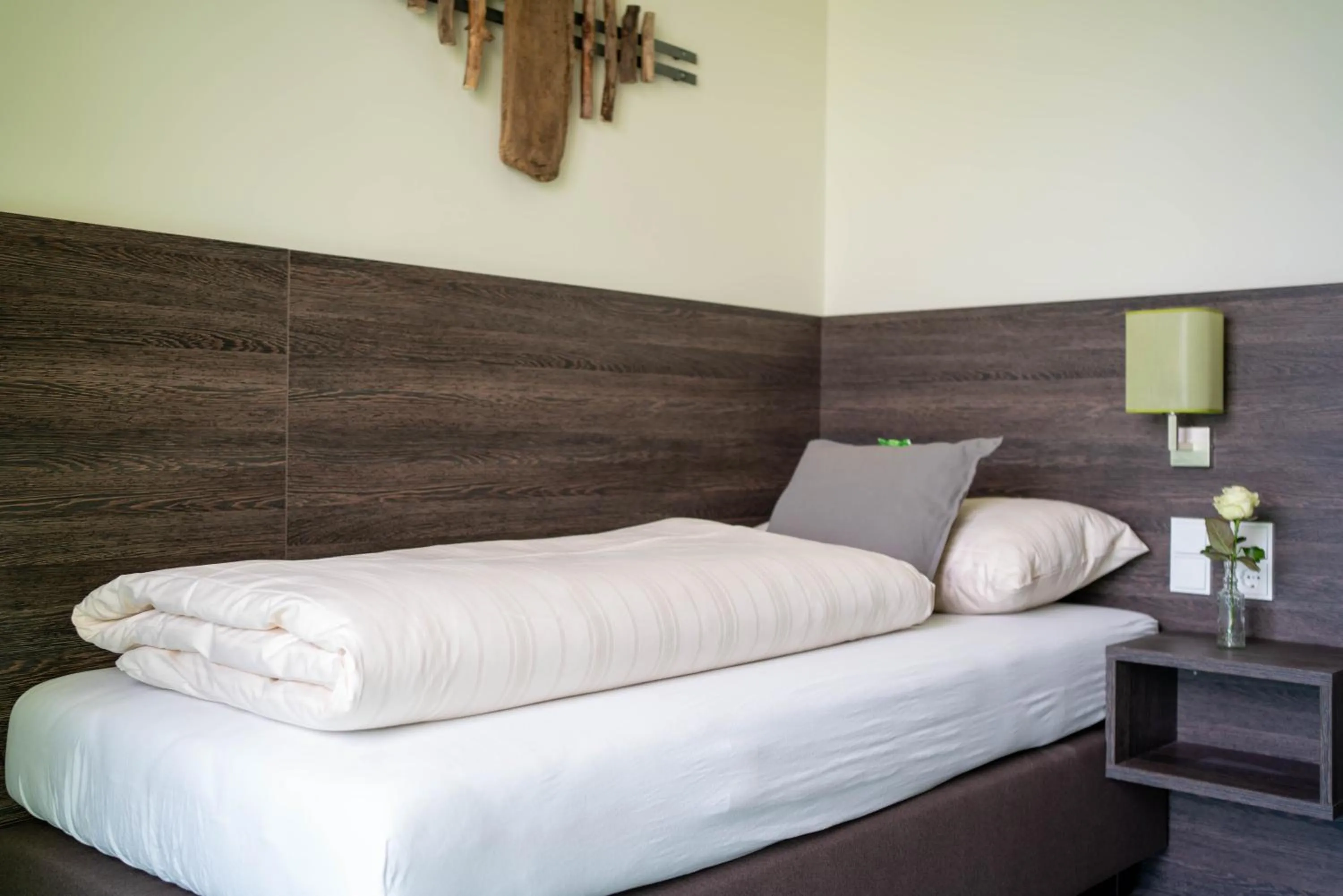 Bed in eee Hotel Gunskirchen