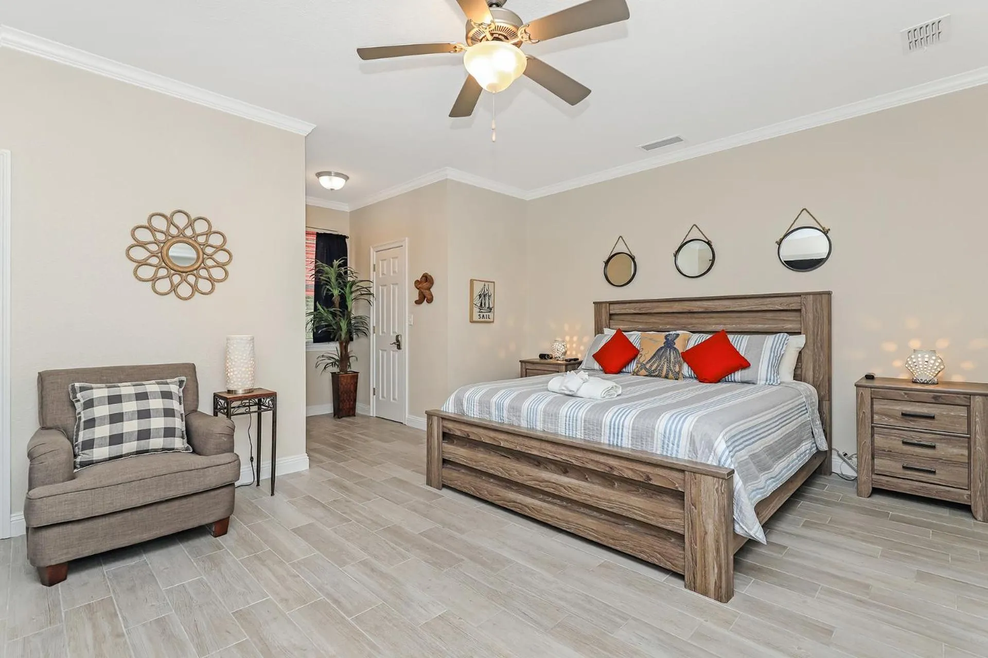 Bedroom, Bed in Village Retreat