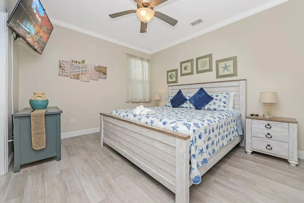 Bed in Village Retreat