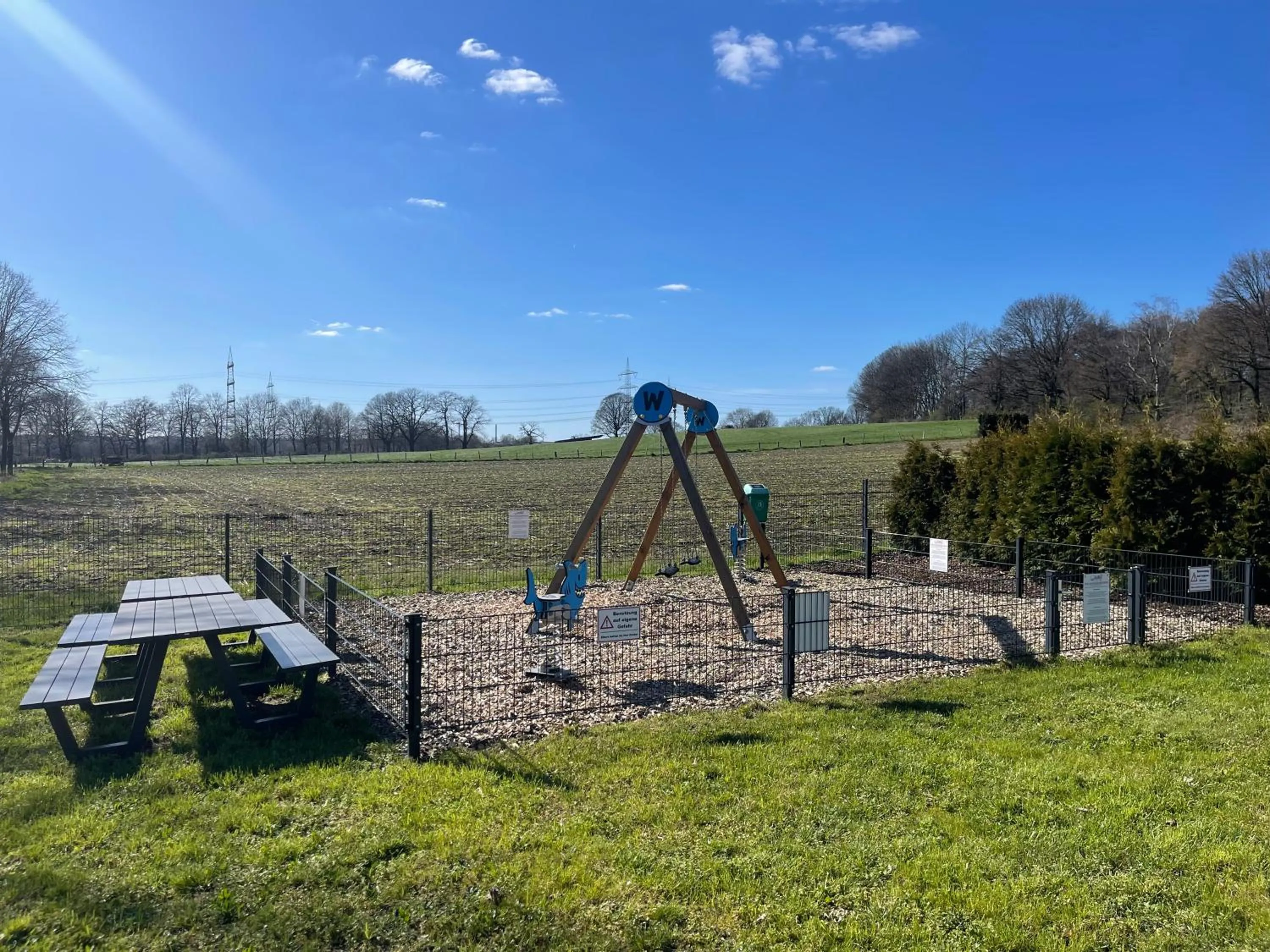 Children play ground in Hotel am Schlosspark Herten