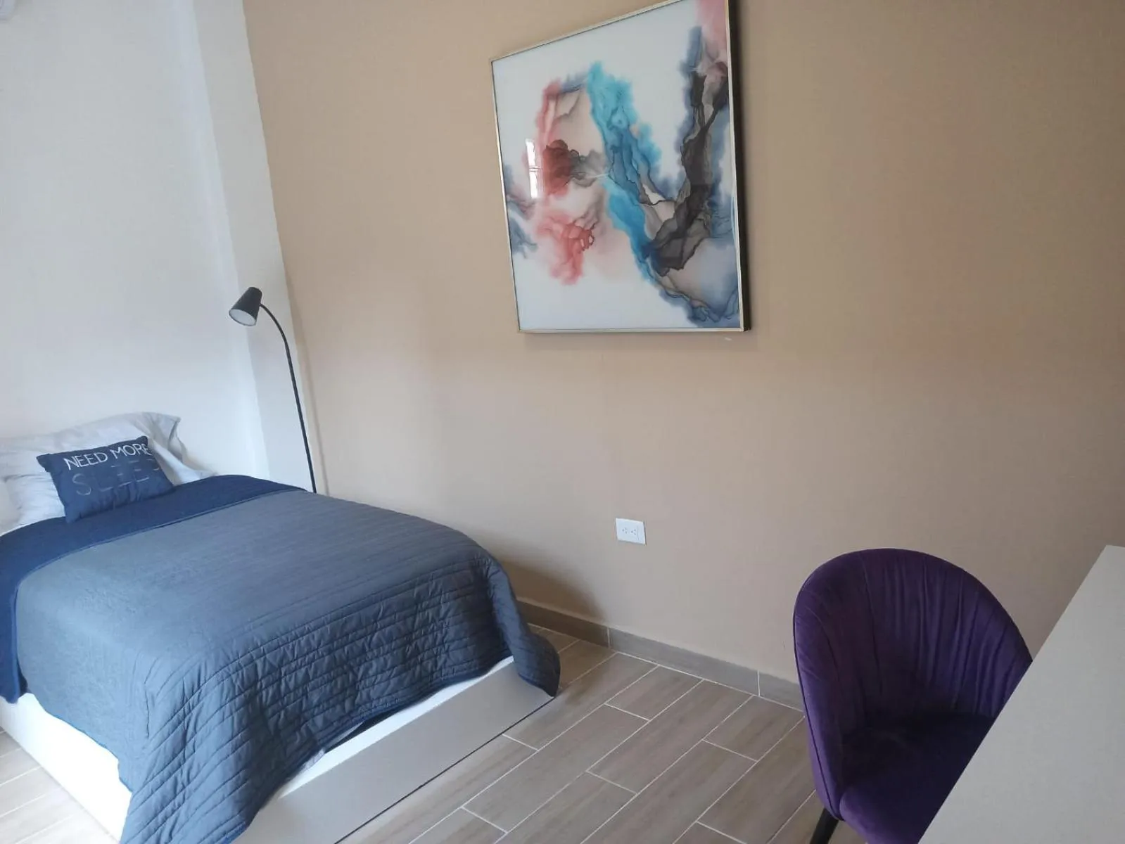 Bed in La Maja Suites