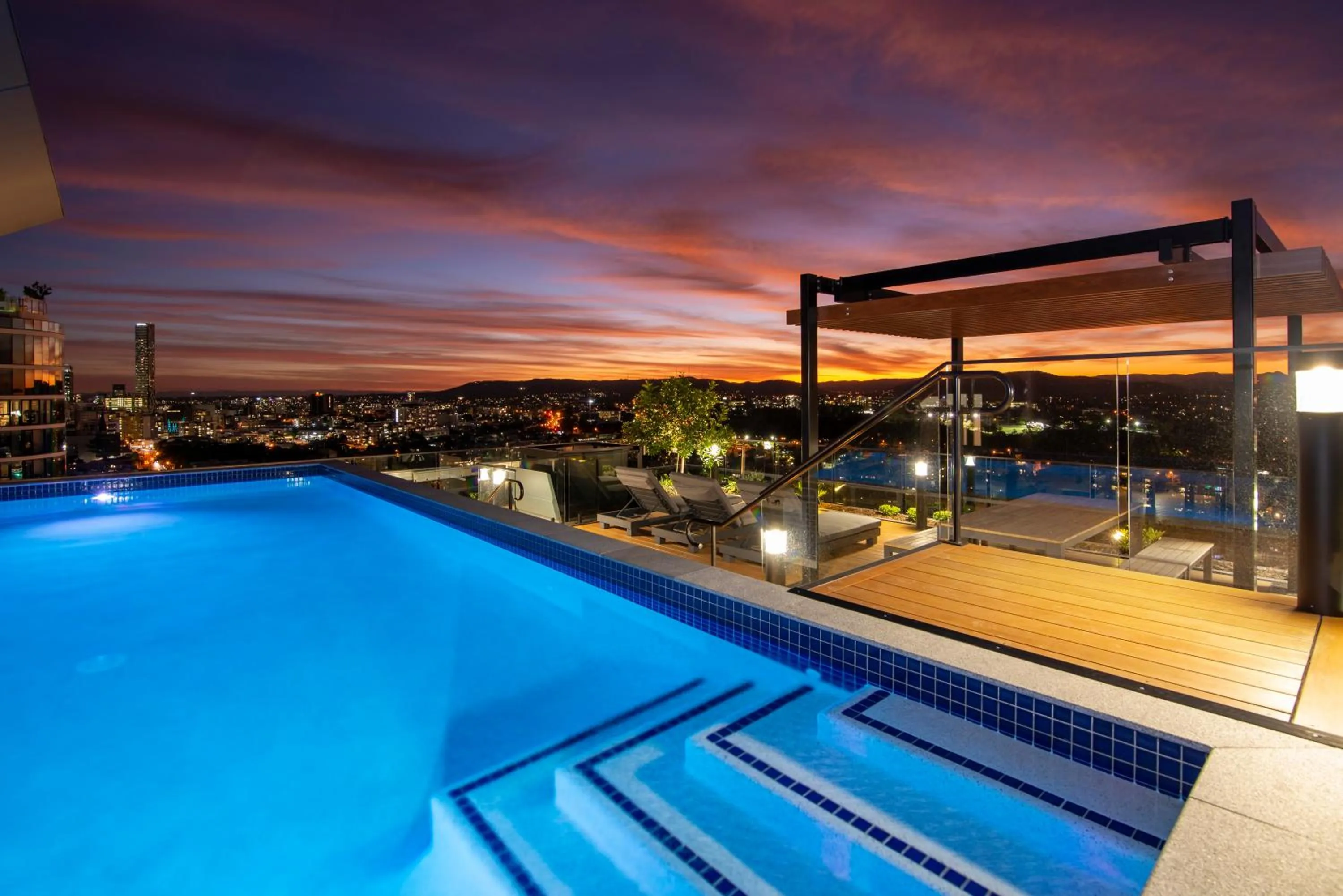 Balcony/Terrace in Fortitude Valley Apartments by CLLIX
