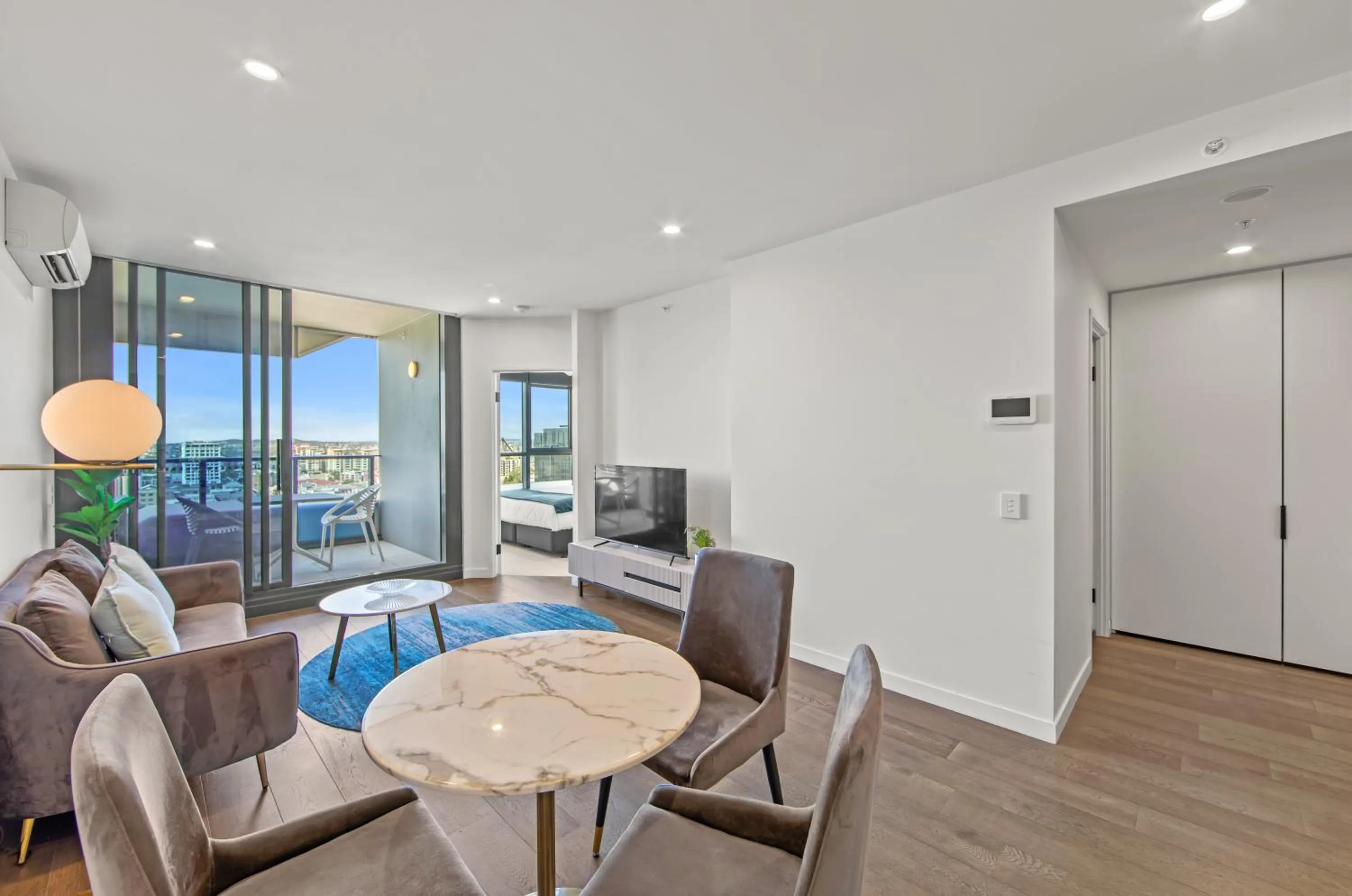 TV and multimedia in Fortitude Valley Apartments by CLLIX
