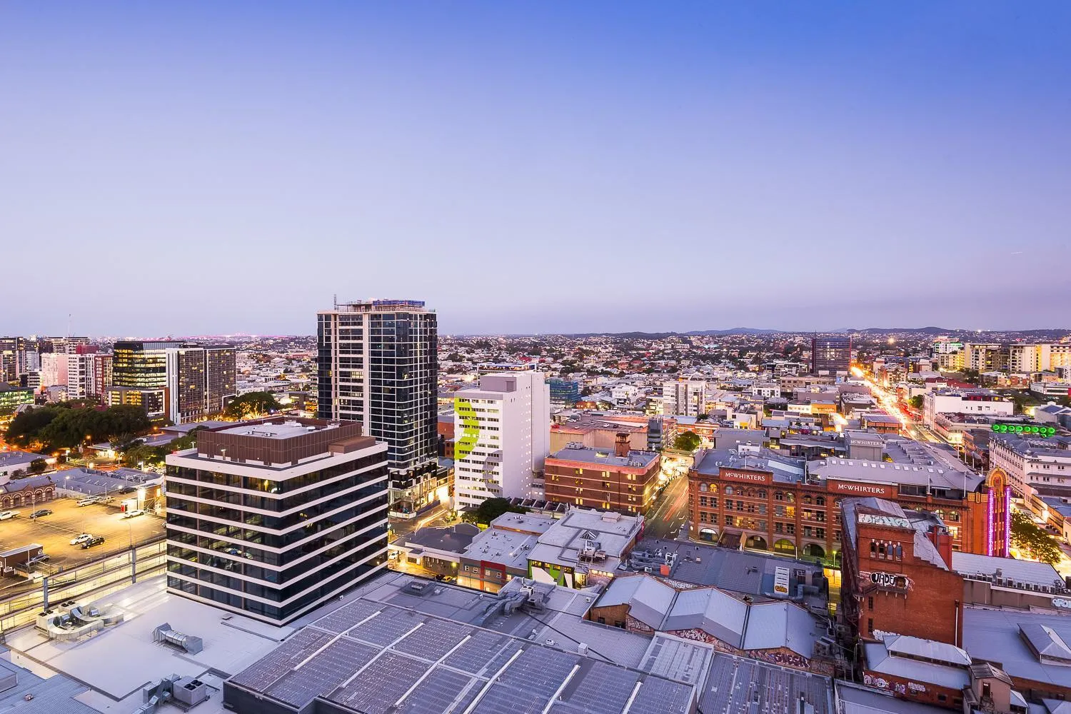 City view in Fortitude Valley Apartments by CLLIX