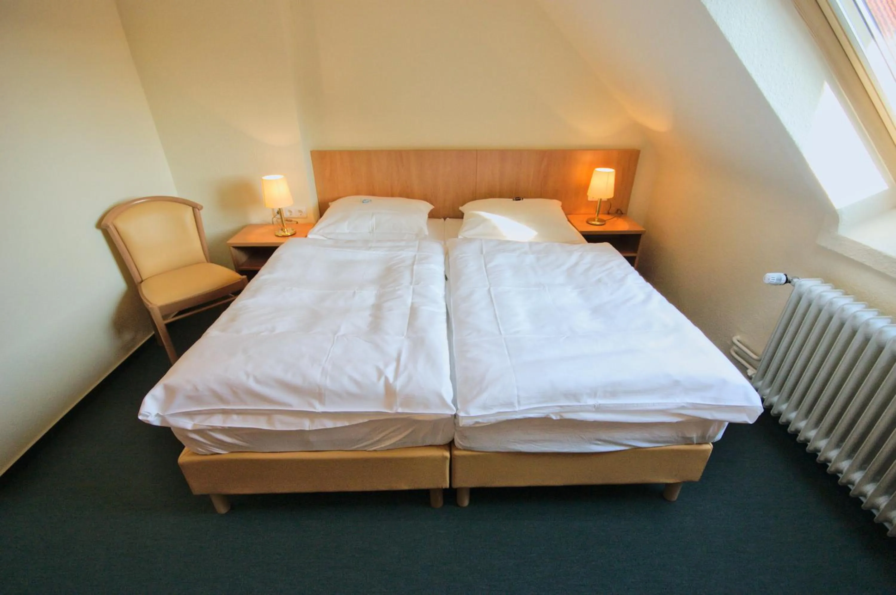 Bed in Hotel Wiking