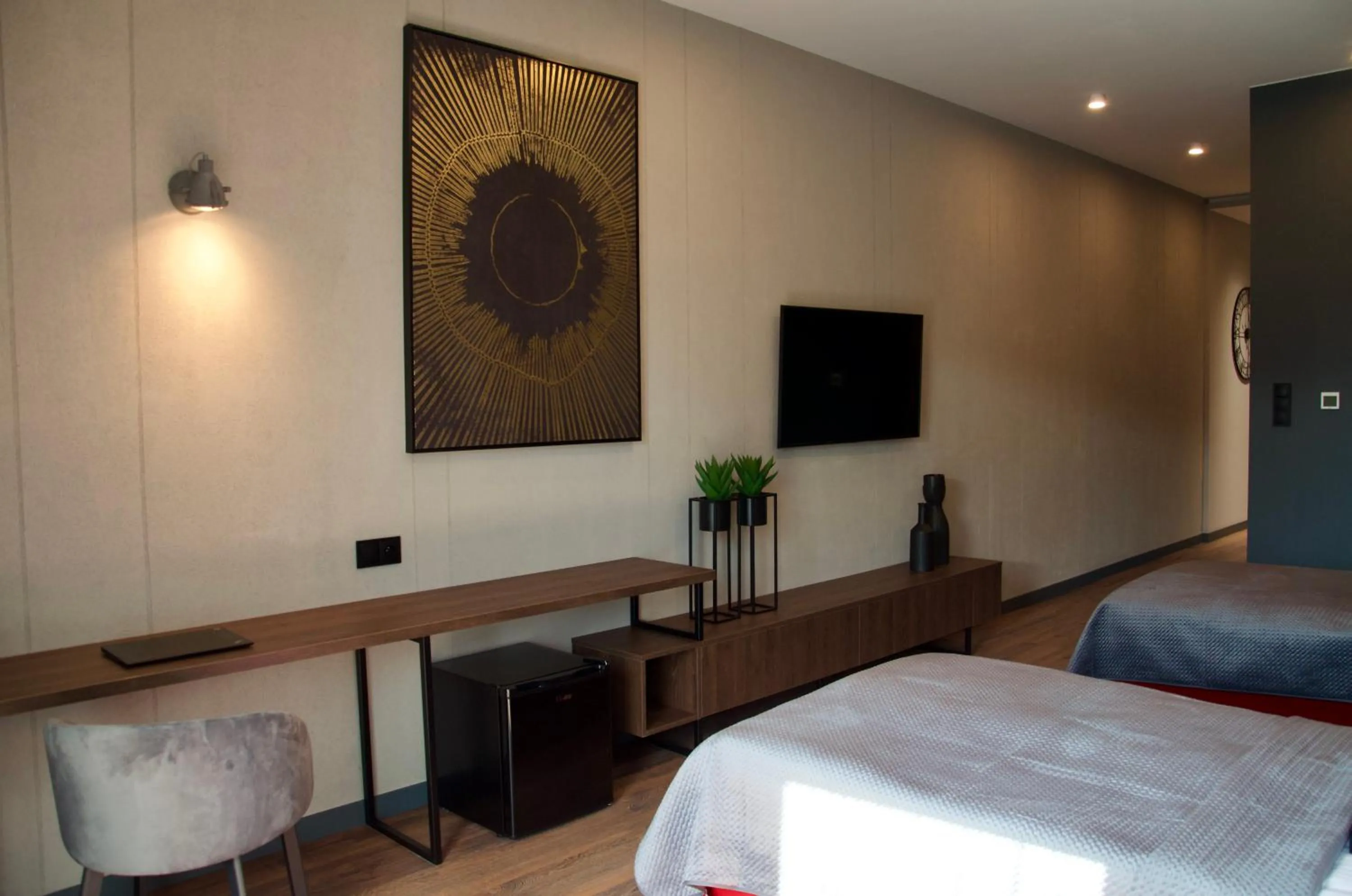 Bed in Aparts Hotel Radom