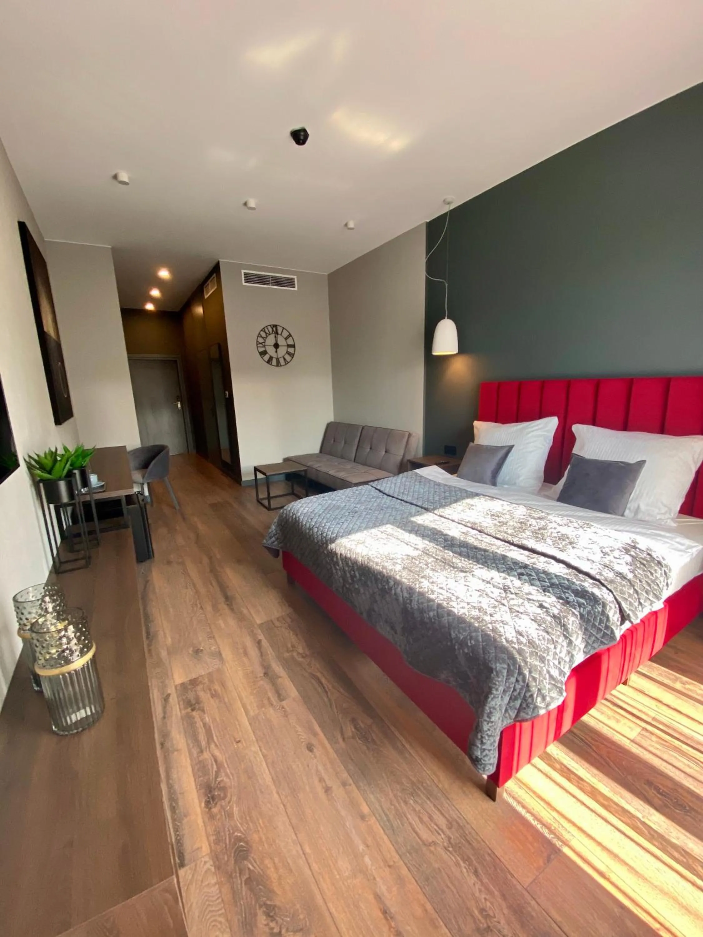 Bed in Aparts Hotel Radom